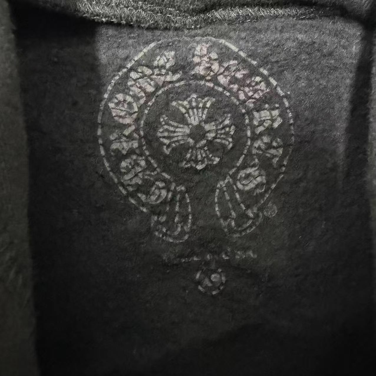 Chrome Hearts Foti Skull Zip Hoodie — detail