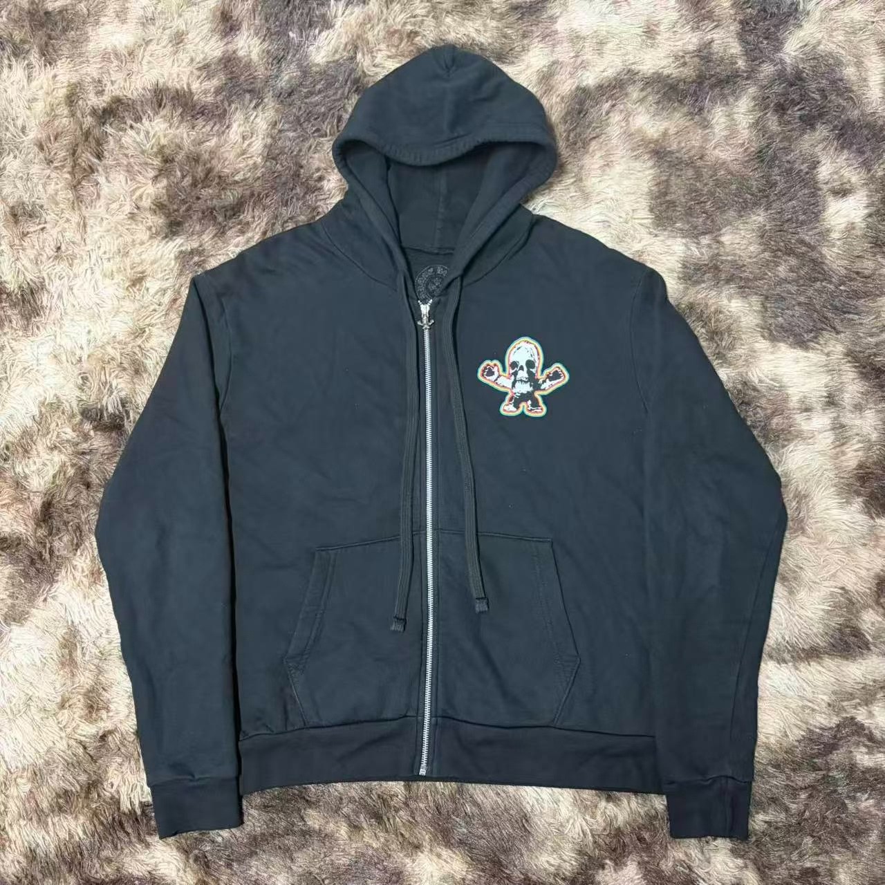 Chrome Hearts Foti Skull Zip Hoodie