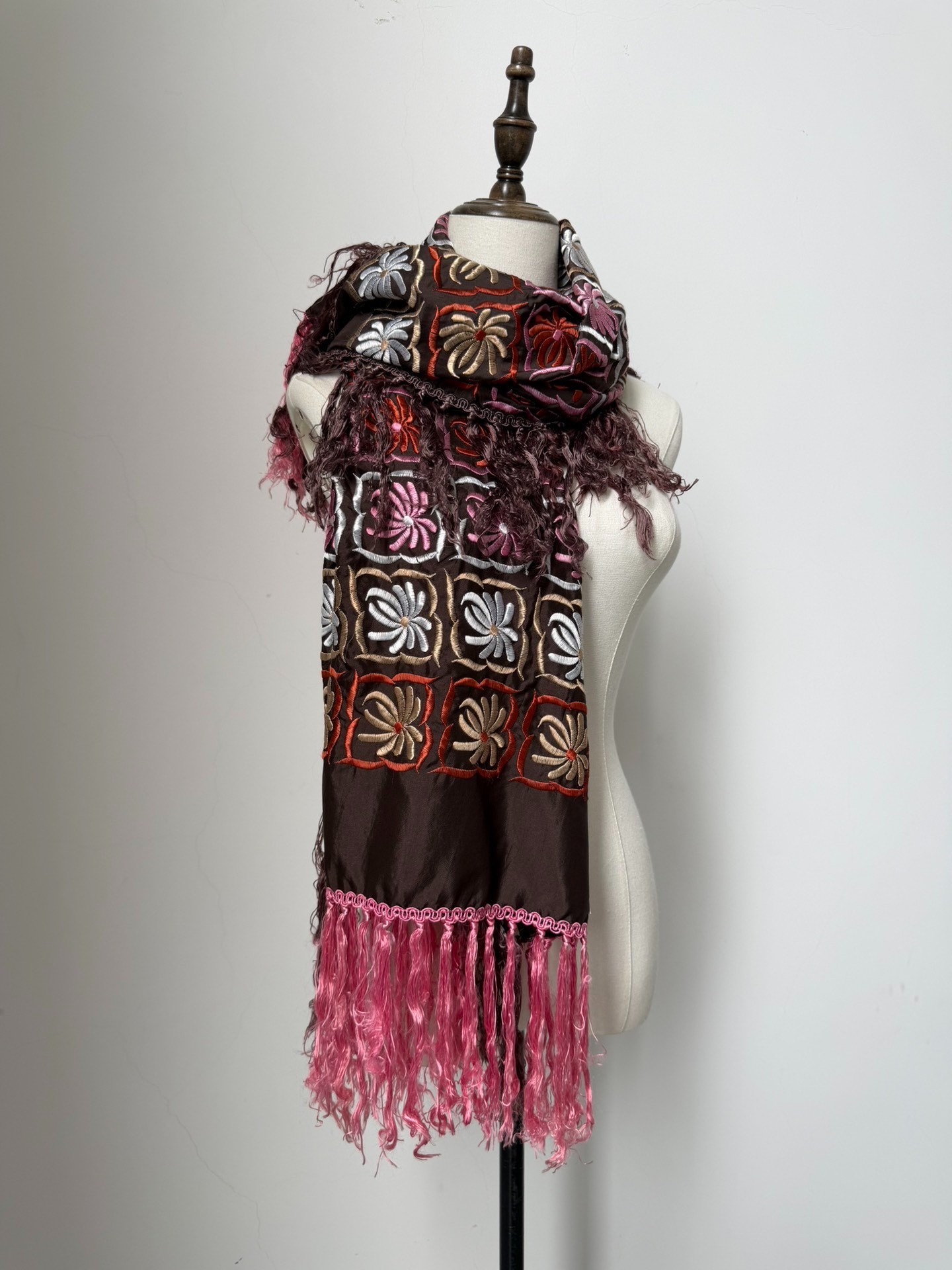Vintage Dries Van Noten Silk Scarf — label