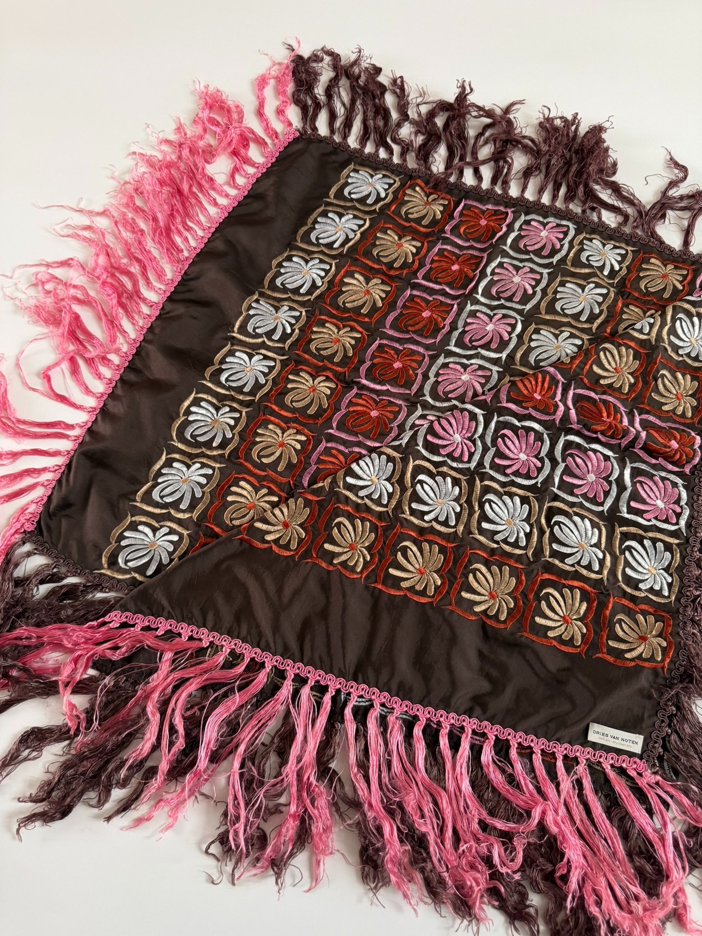 Vintage Dries Van Noten Silk Scarf — front