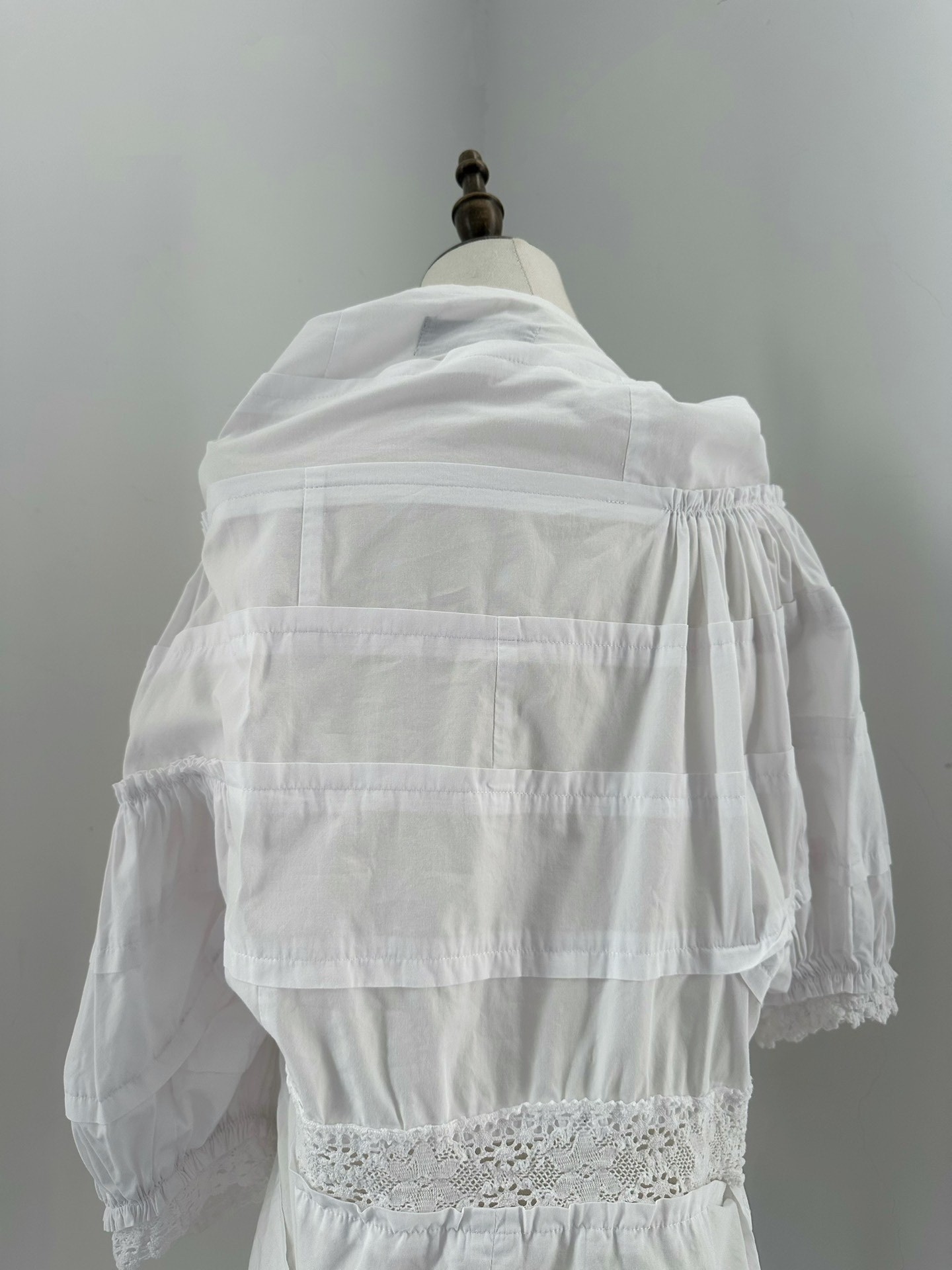 Comme des Garcons Tricot Puff Sleeve Blouse — label