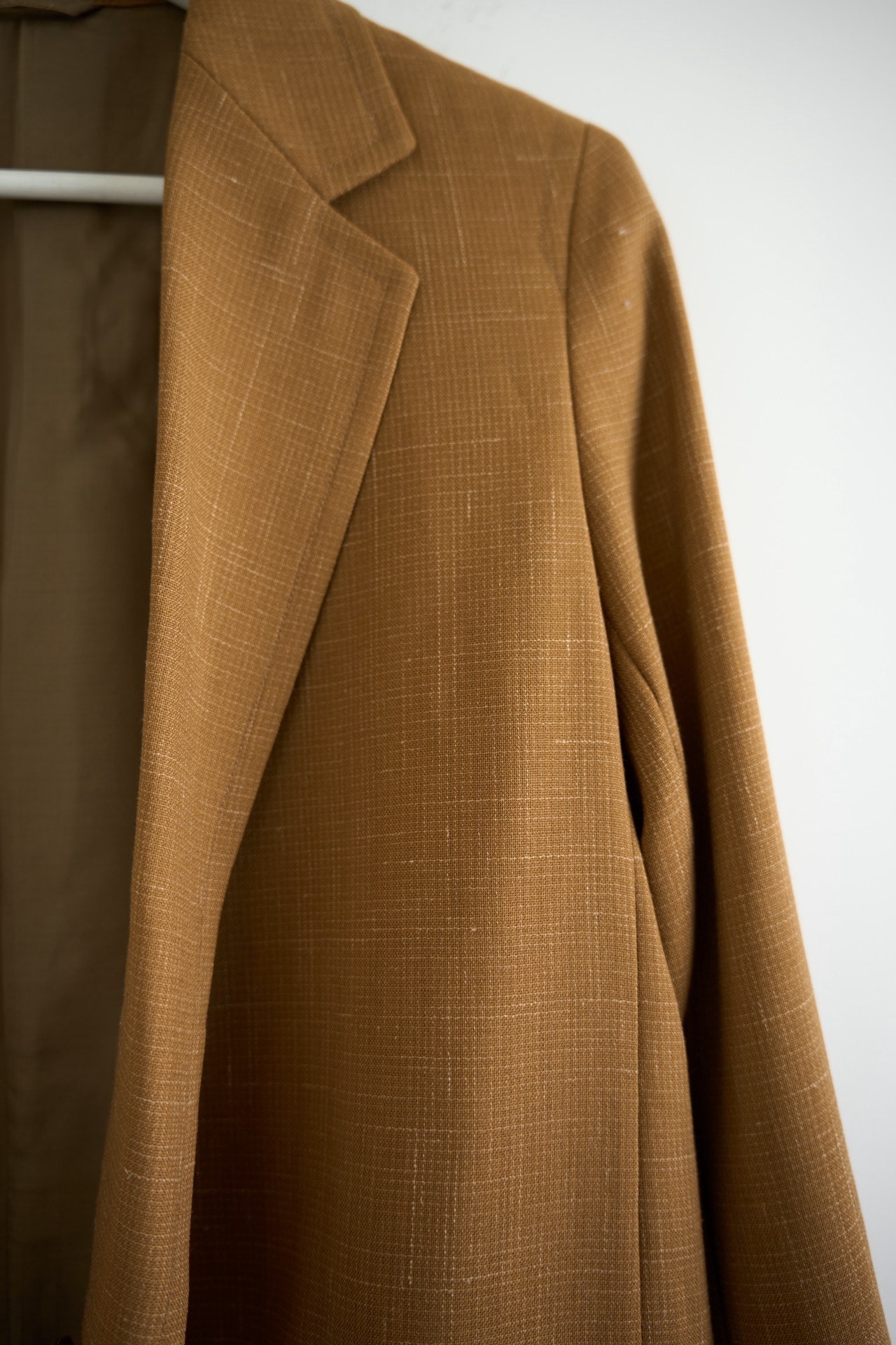 Auralee 20ss Belted Wool Blazer — label