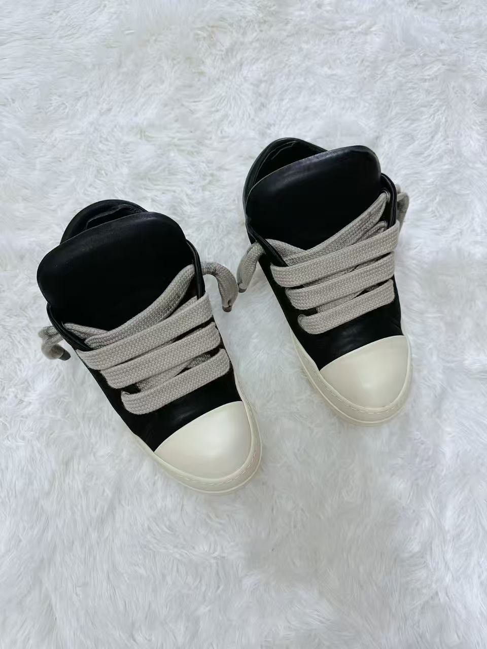 Rick Owens High-Top Chunky Sneakers — back