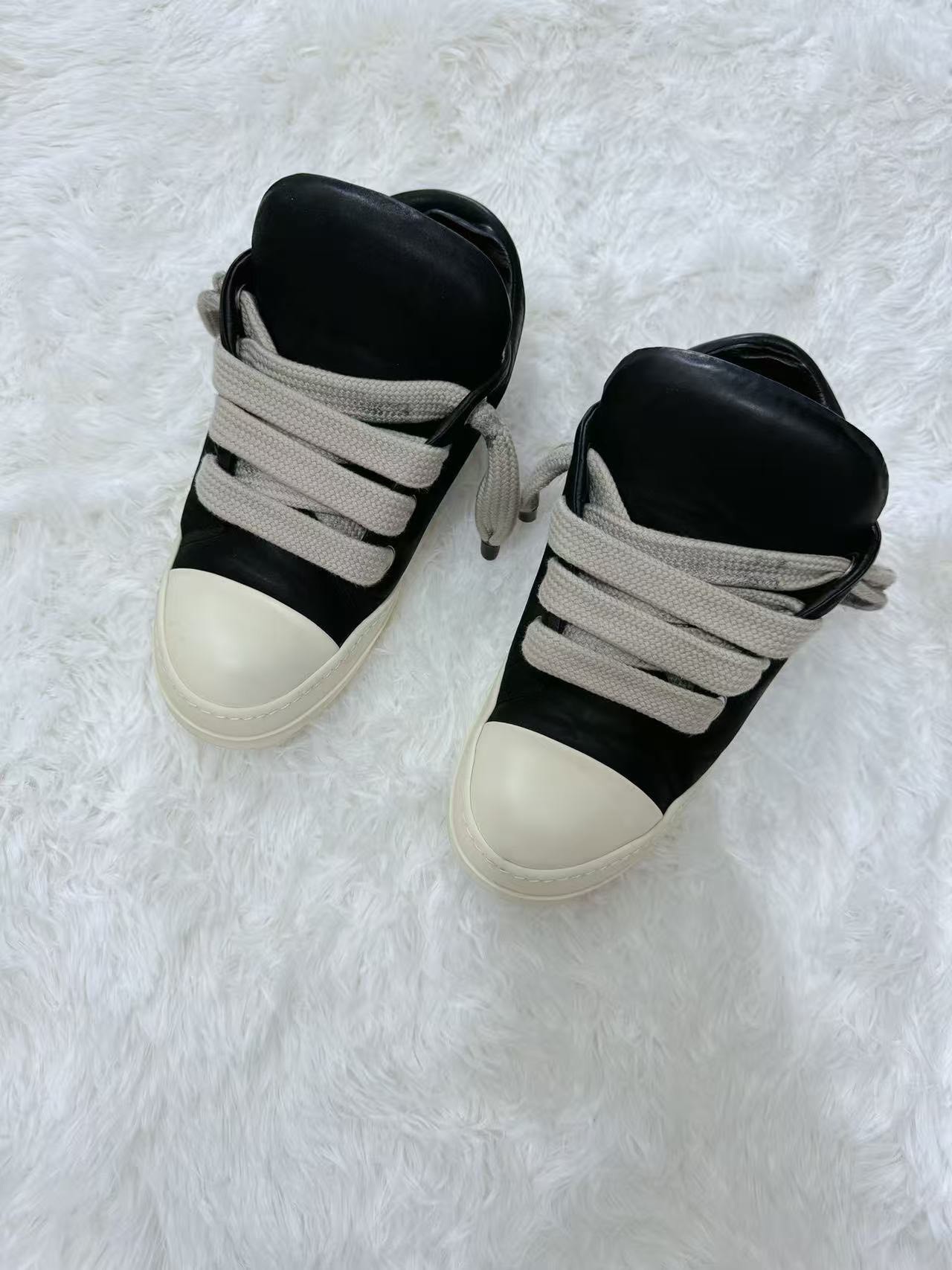 Rick Owens High-Top Chunky Sneakers — detail