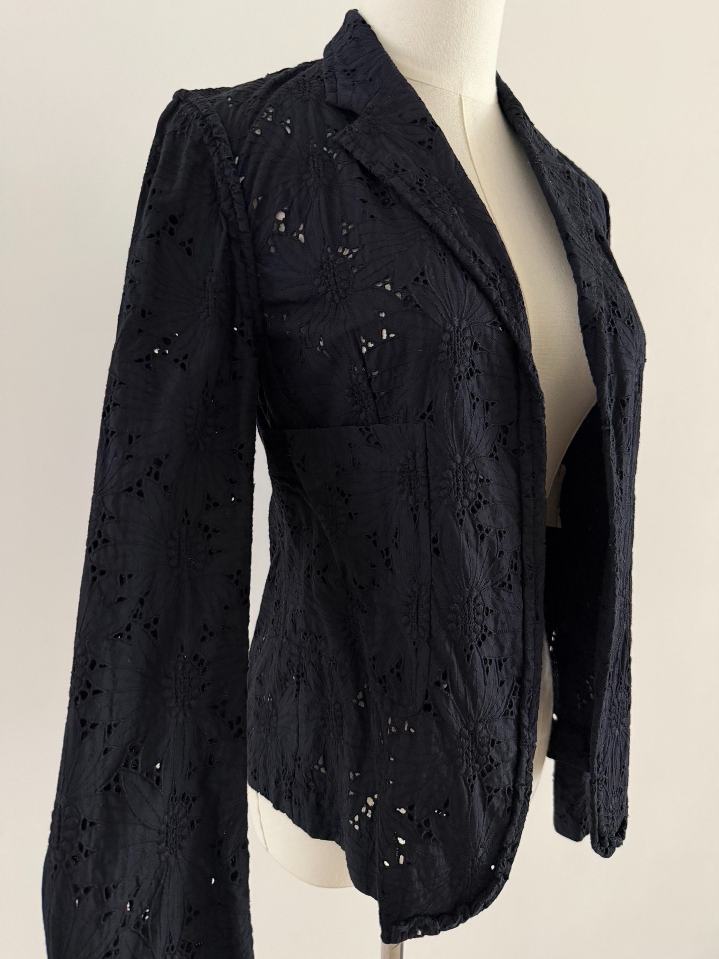 Comme des Garcons 99SS Floral Cutout Jacket — front