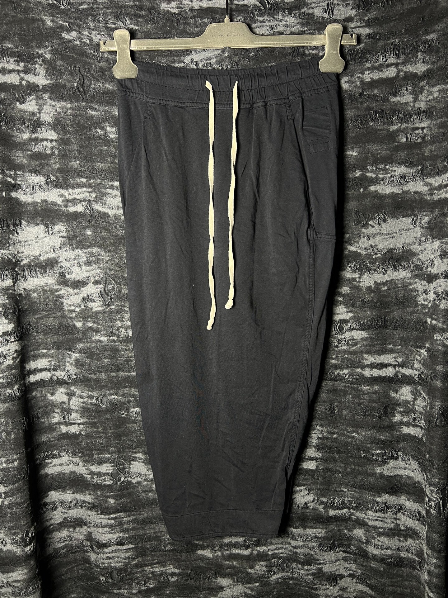 Rick Owens 18SS Black Slit Long Skirt