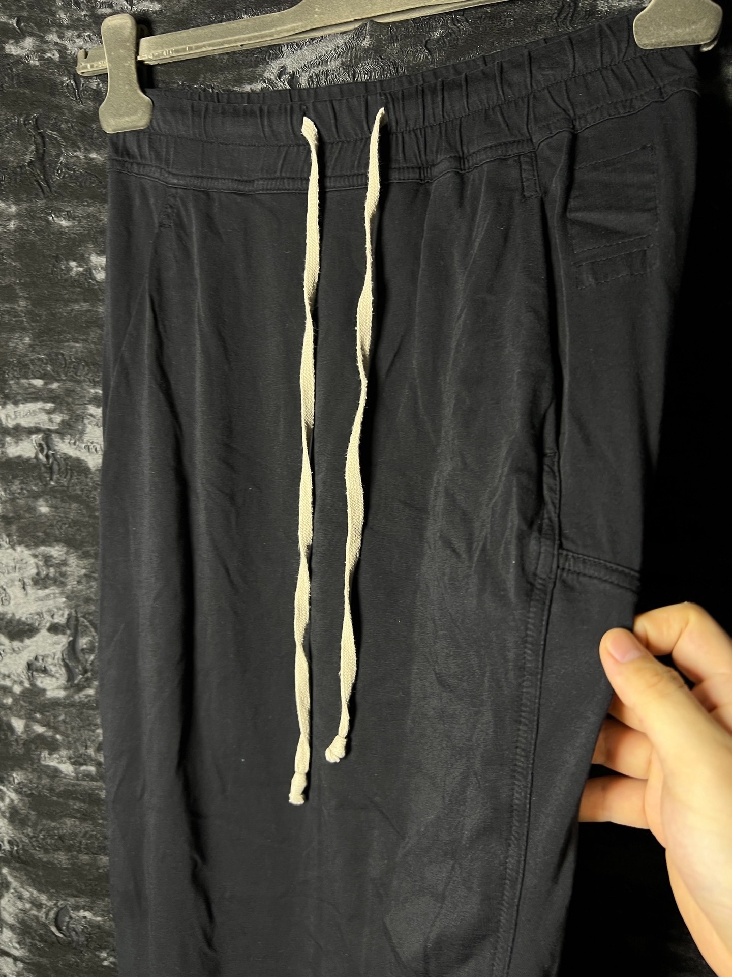 Rick Owens 18SS Black Slit Long Skirt — front