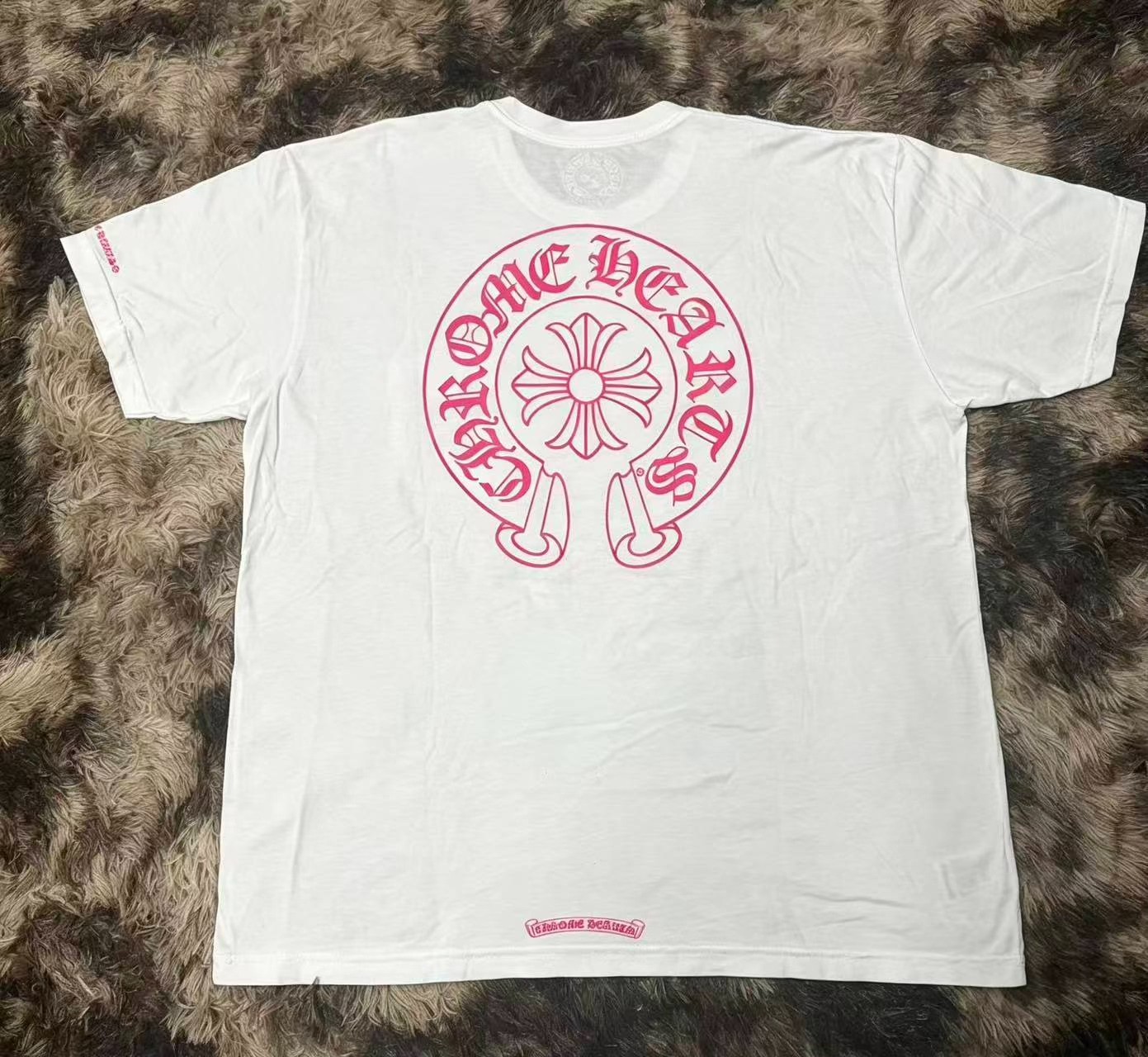 Chrome Hearts Pink White Pocket T-Shirt — front