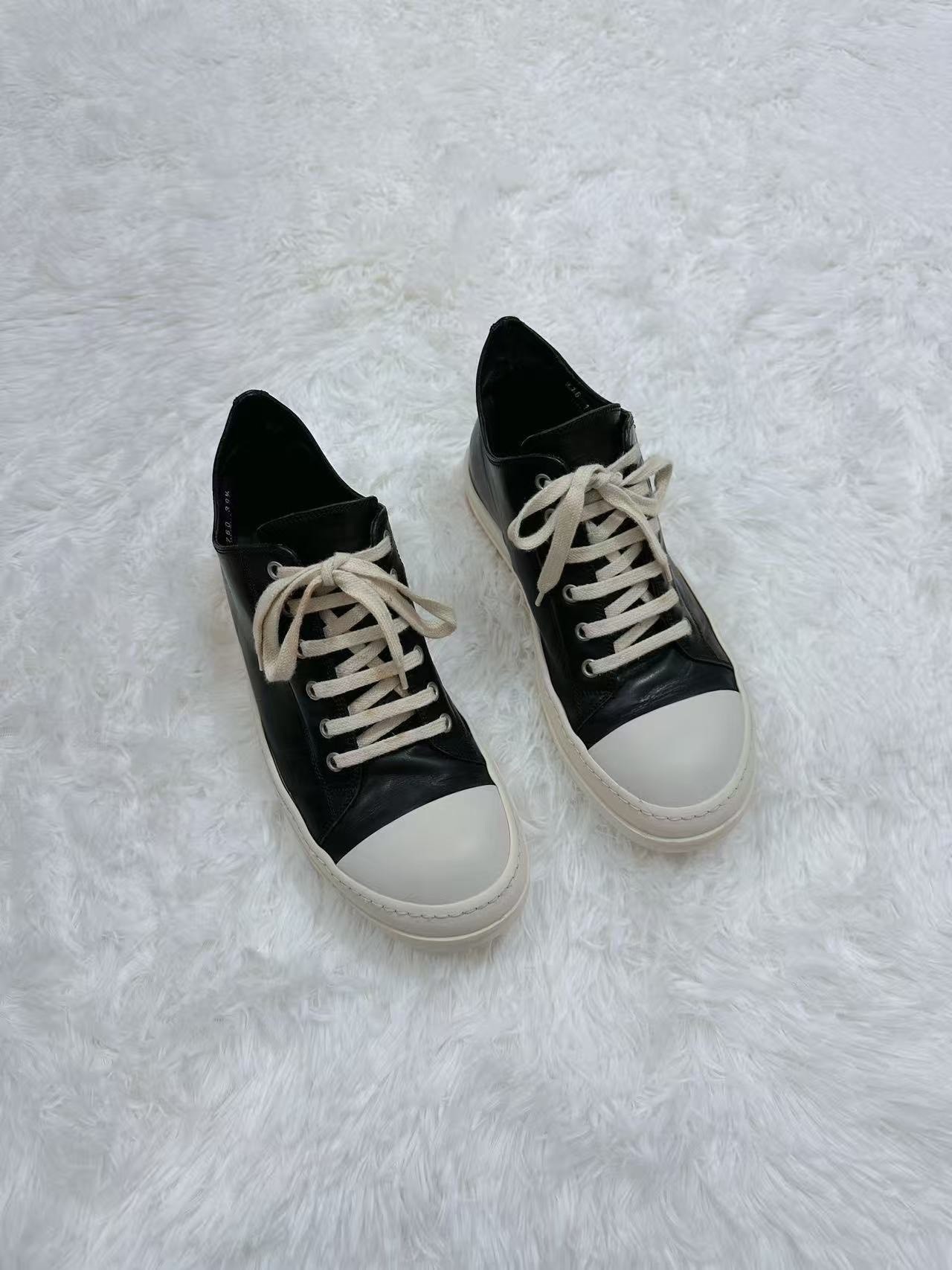 Rick Owens 16FW Horse Leather Low-Top — back