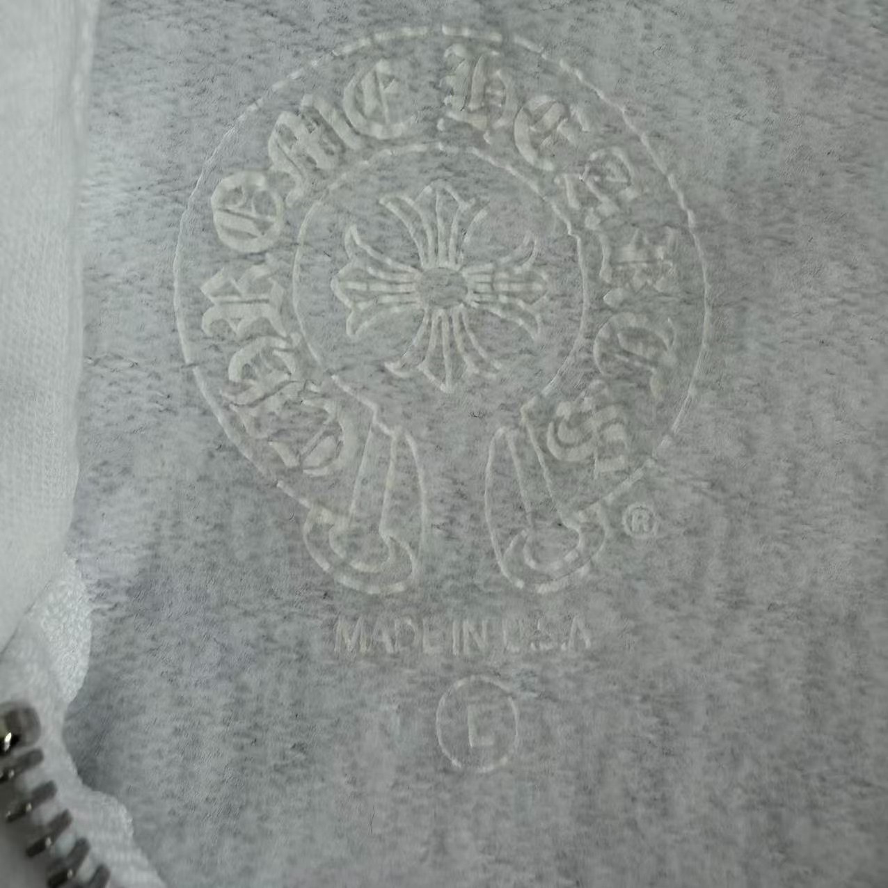 Chrome Hearts Zip-Up Hoodie — detail
