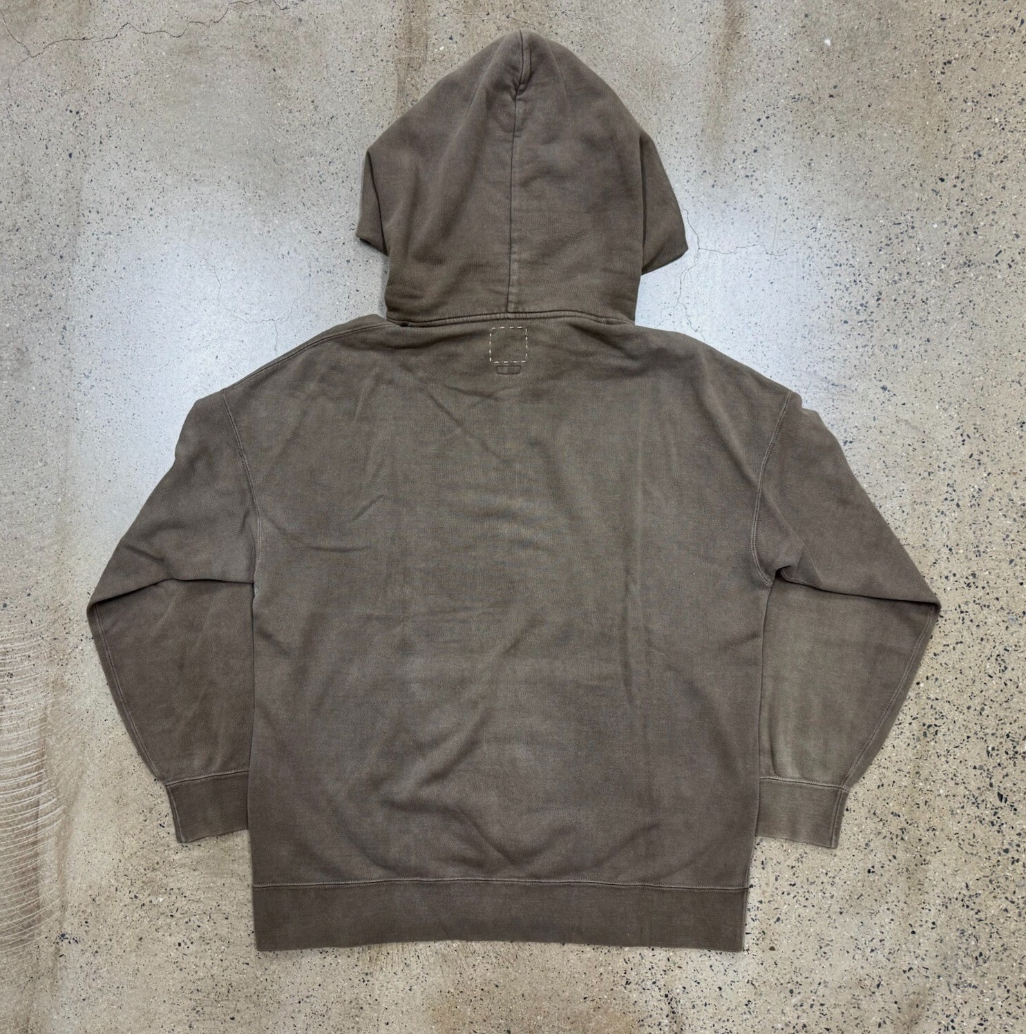 VISVIM 22ss Jumbo Mud-Dyed Hoodie — front