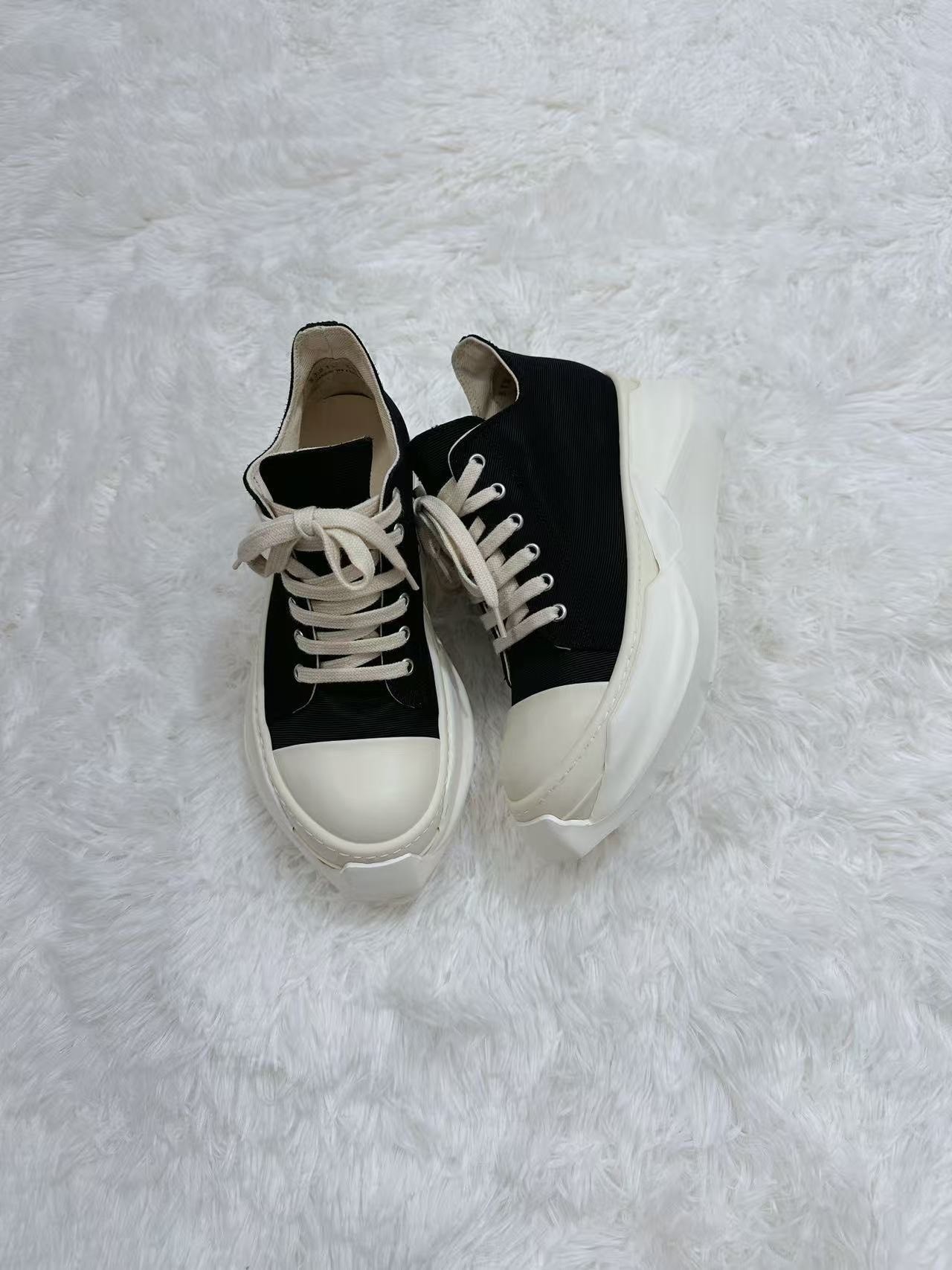 Rick Owens 22ss Thick Sole Low-Top Sneakers