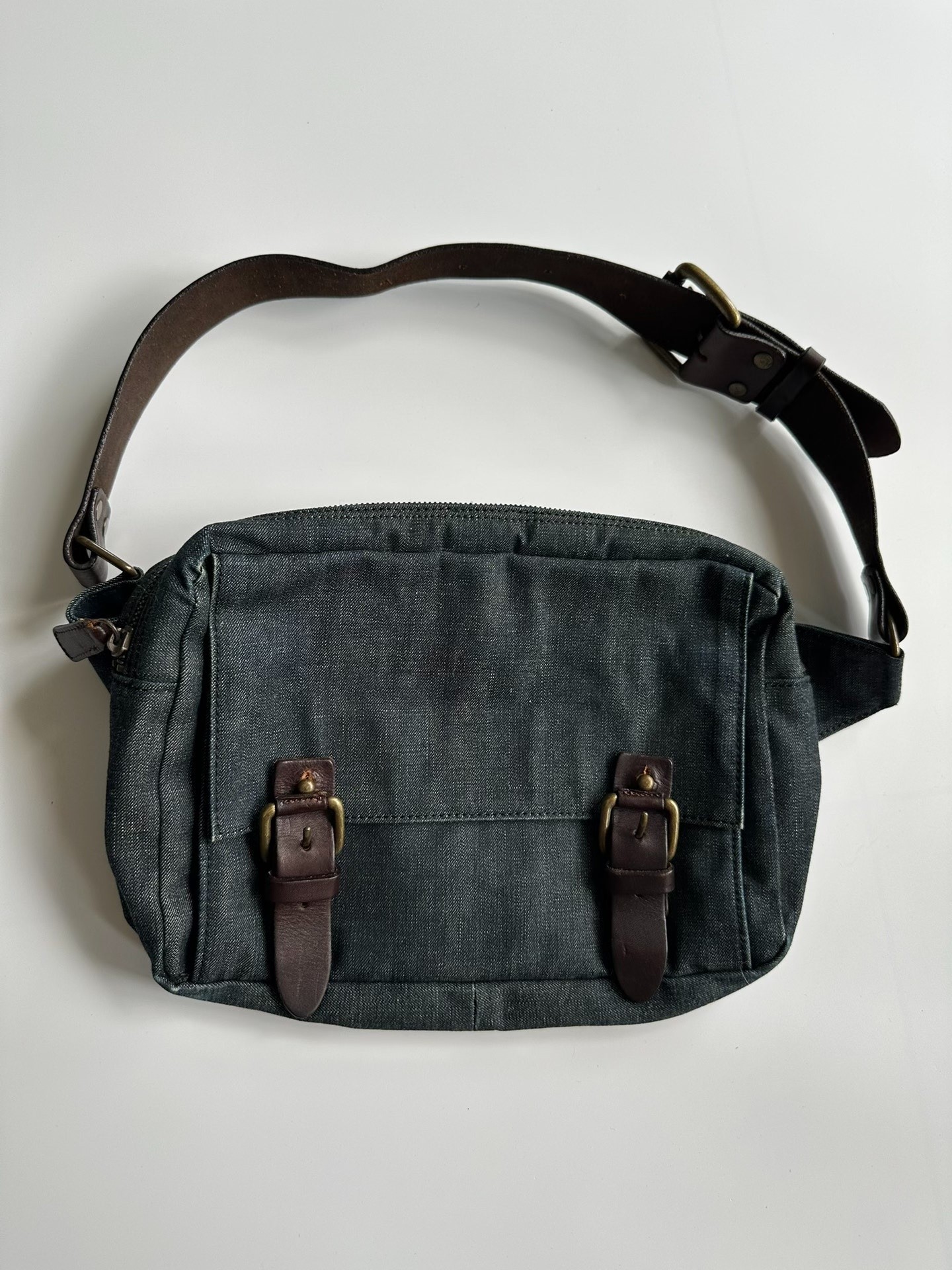 Dries Van Noten Denim Waist Bag