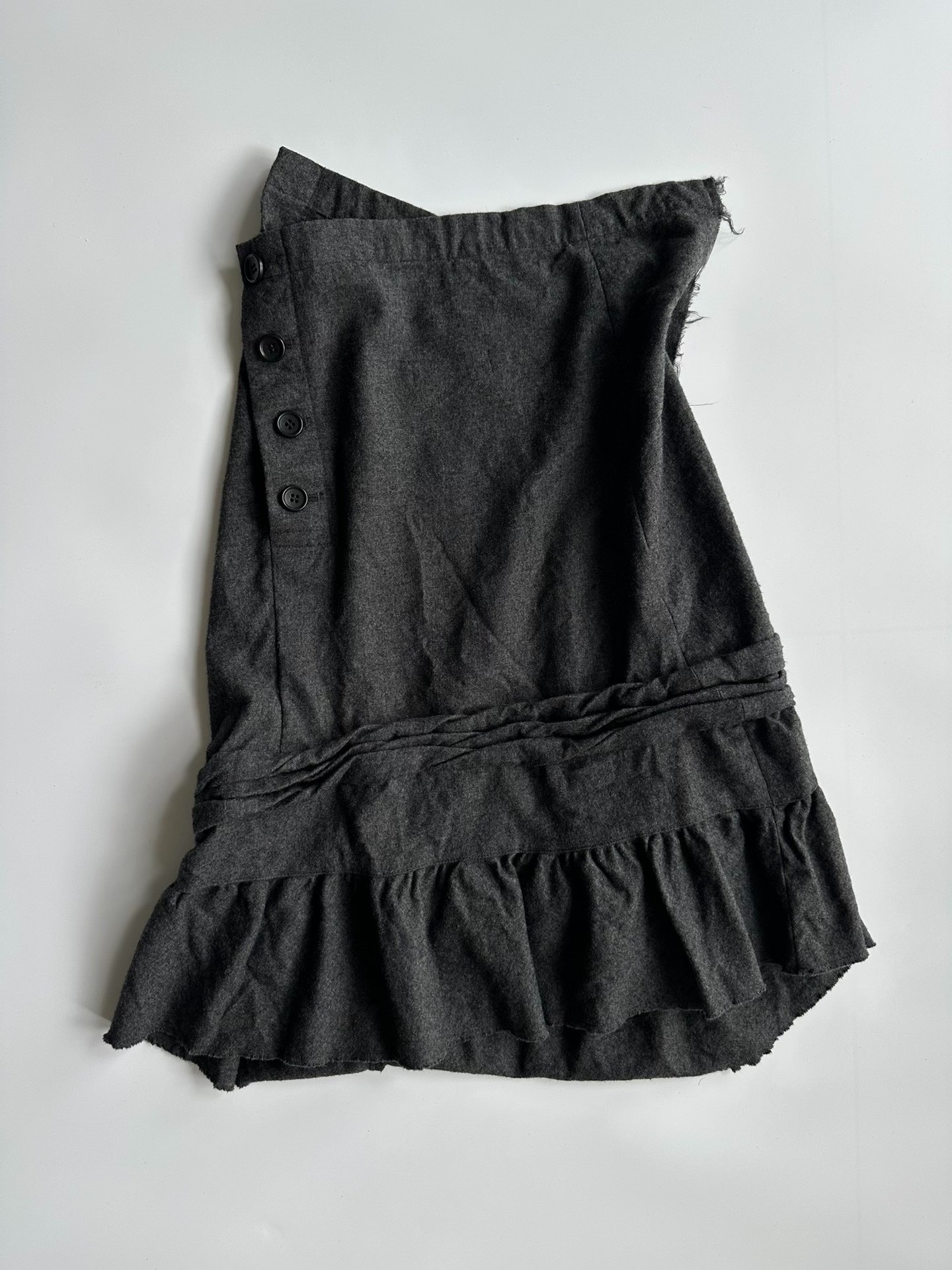 Junya Watanabe 07FW Asymmetric Skirt — label