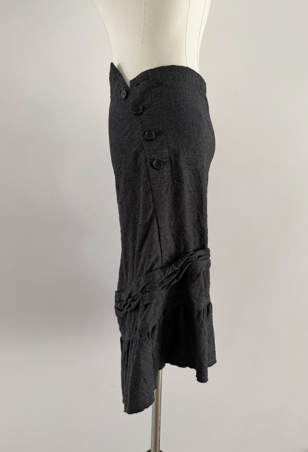 Junya Watanabe 07FW Asymmetric Skirt — back
