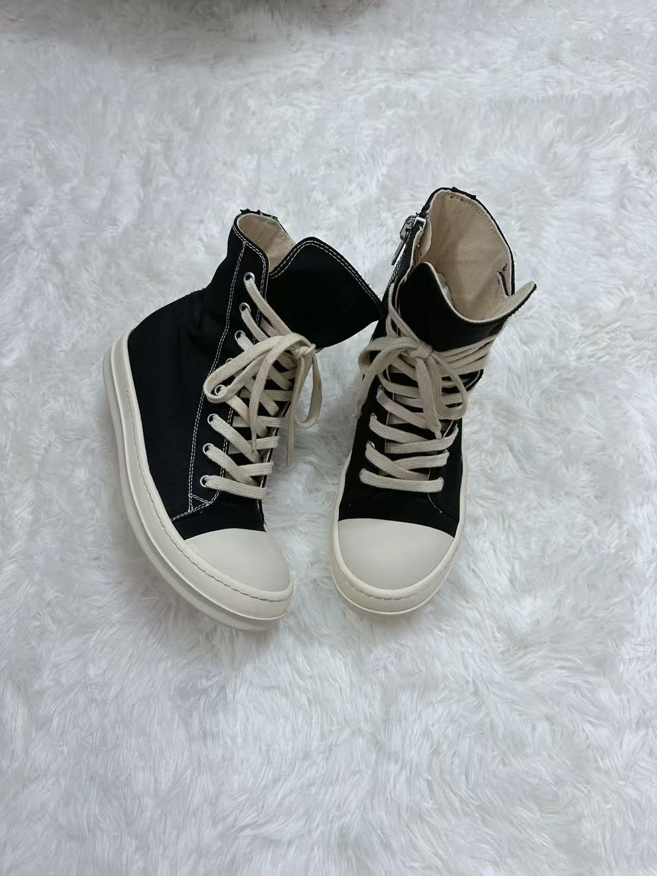 Rick Owens DRKSHDW Satin High-Top — back