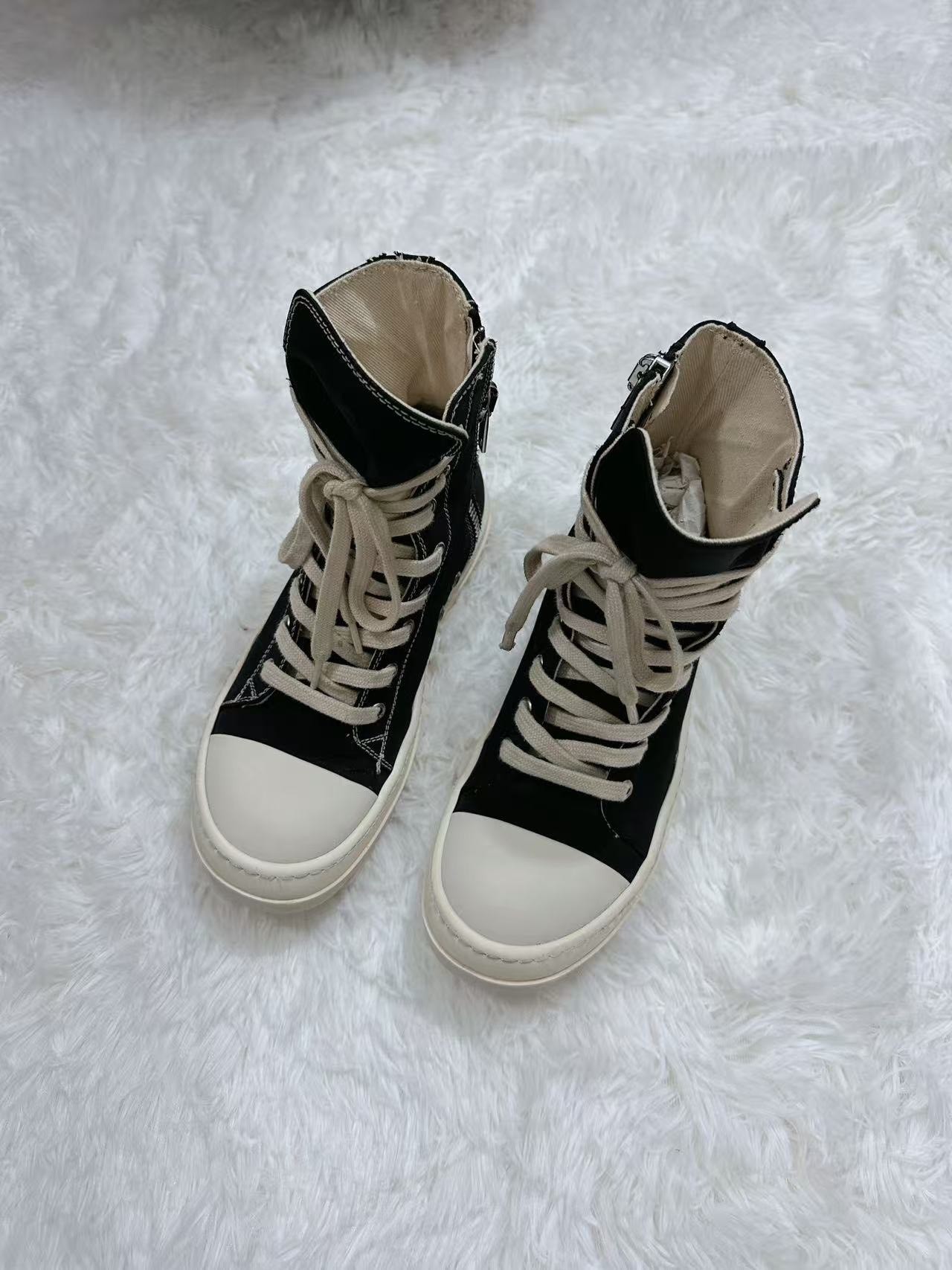 Rick Owens DRKSHDW Satin High-Top — front