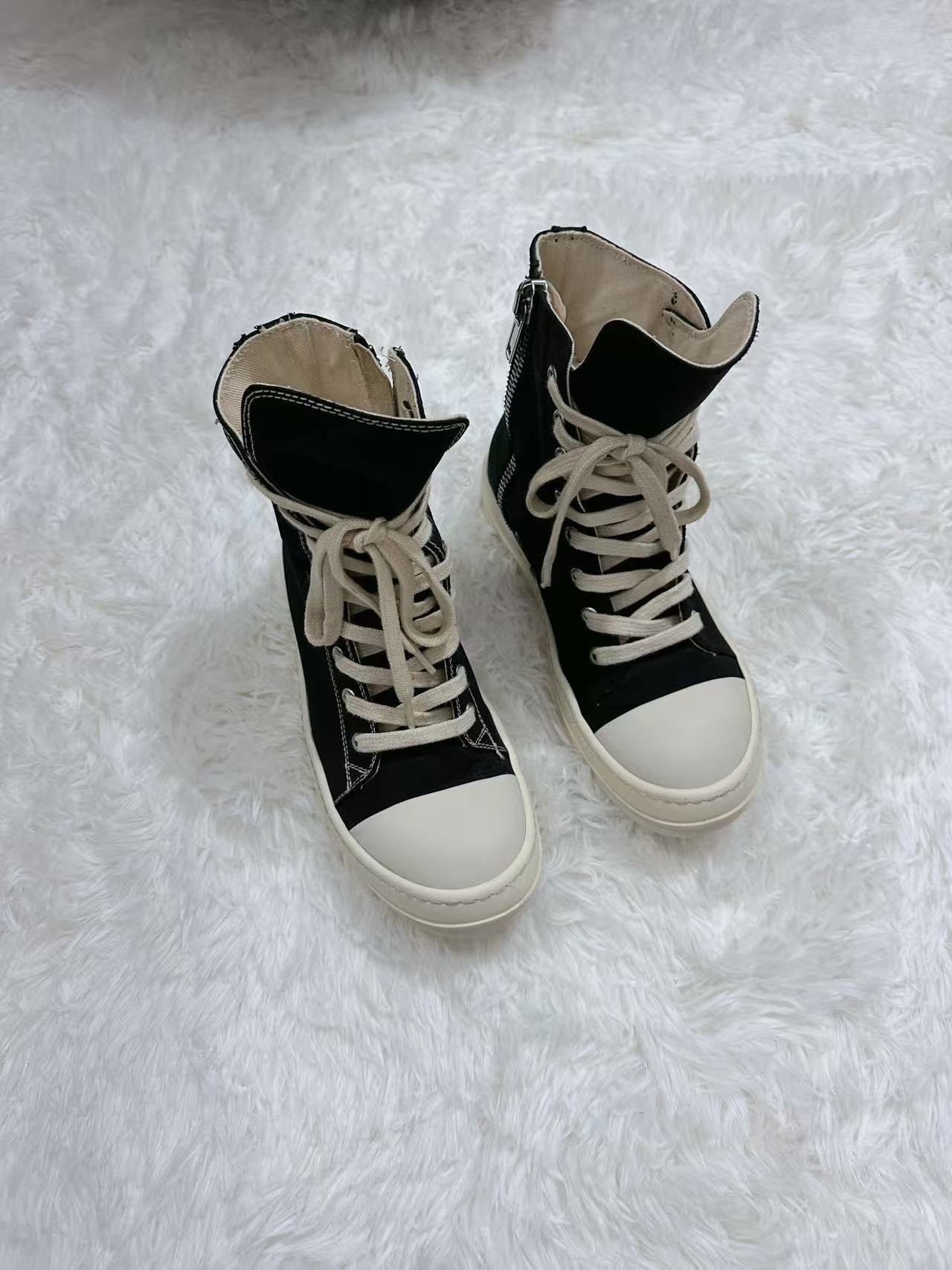 Rick Owens DRKSHDW Satin High-Top — detail