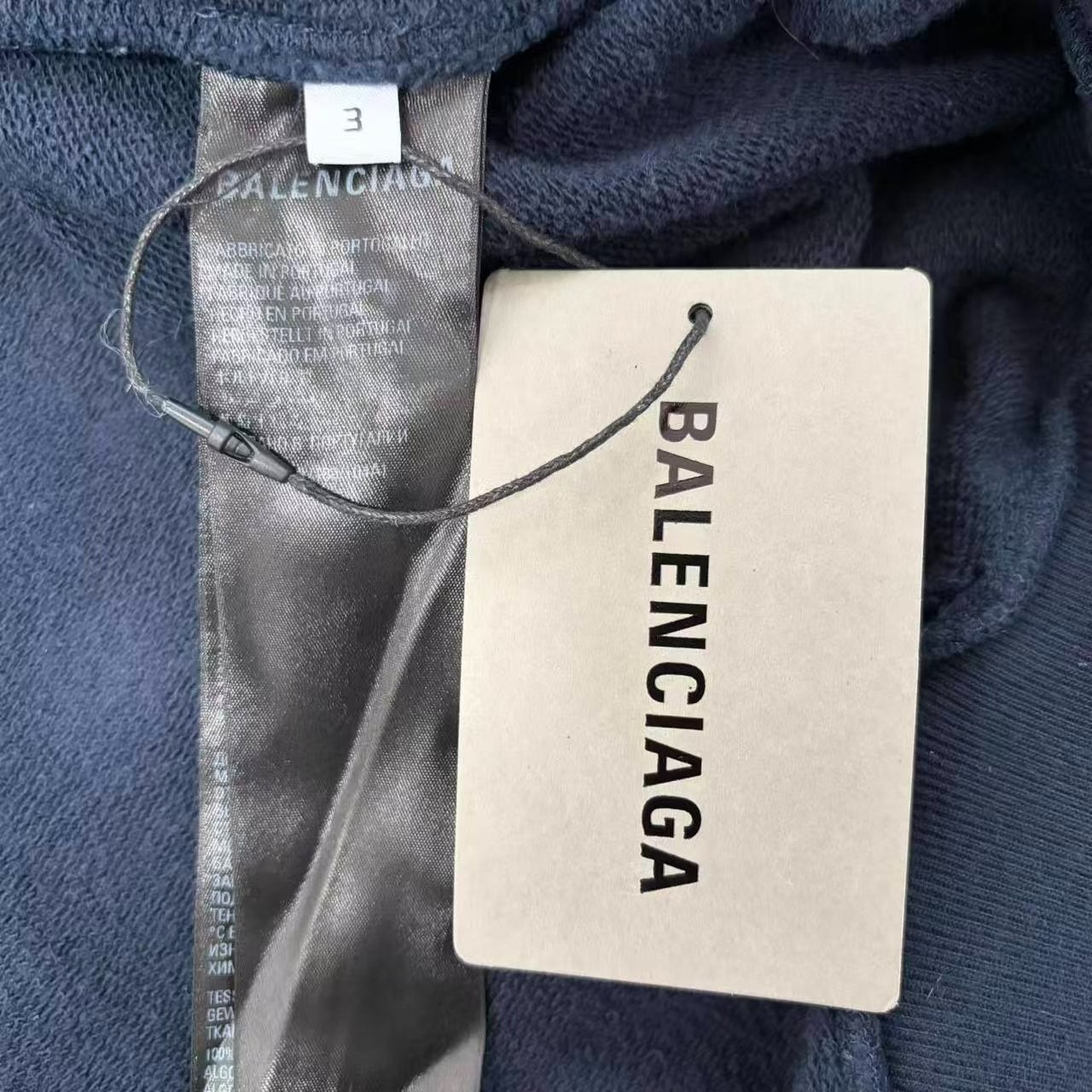 Balenciaga 22FW Horse Embroidered Hoodie — back