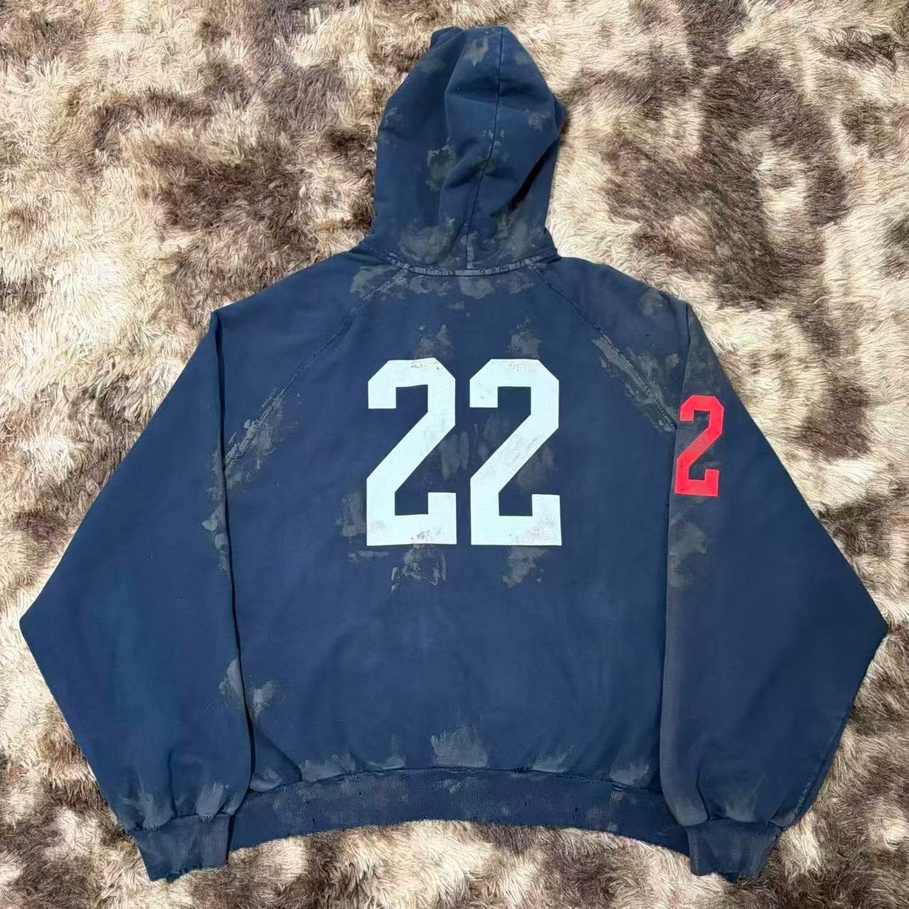 Balenciaga 22FW Horse Embroidered Hoodie — front