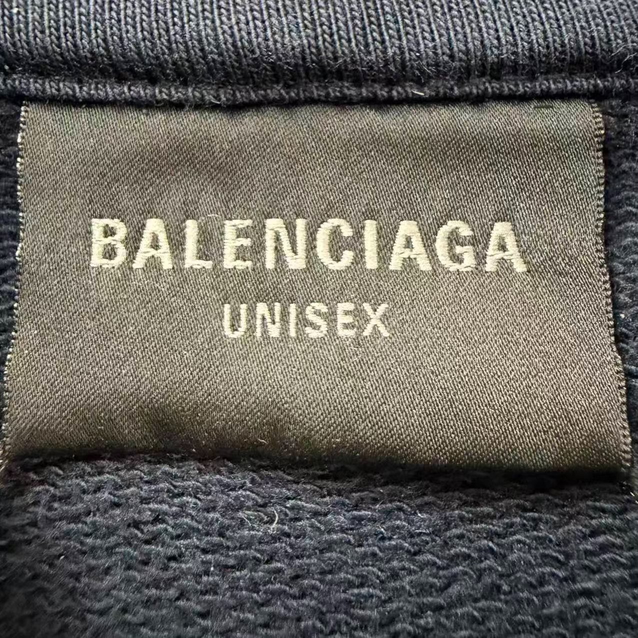 Balenciaga 22FW Horse Embroidered Hoodie — detail