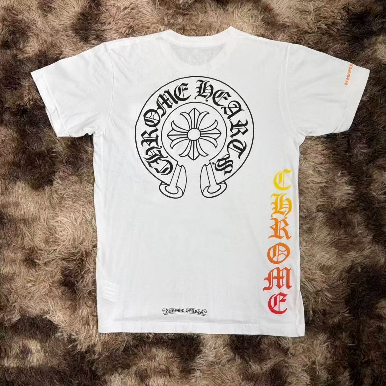 Chrome Hearts Rainbow Horseshoe Tee — front