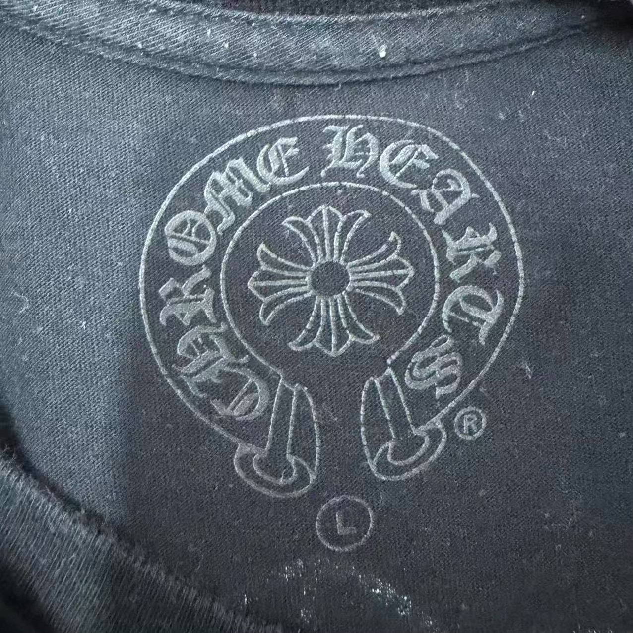 Chrome Hearts Big Cross Logo T-Shirt — detail