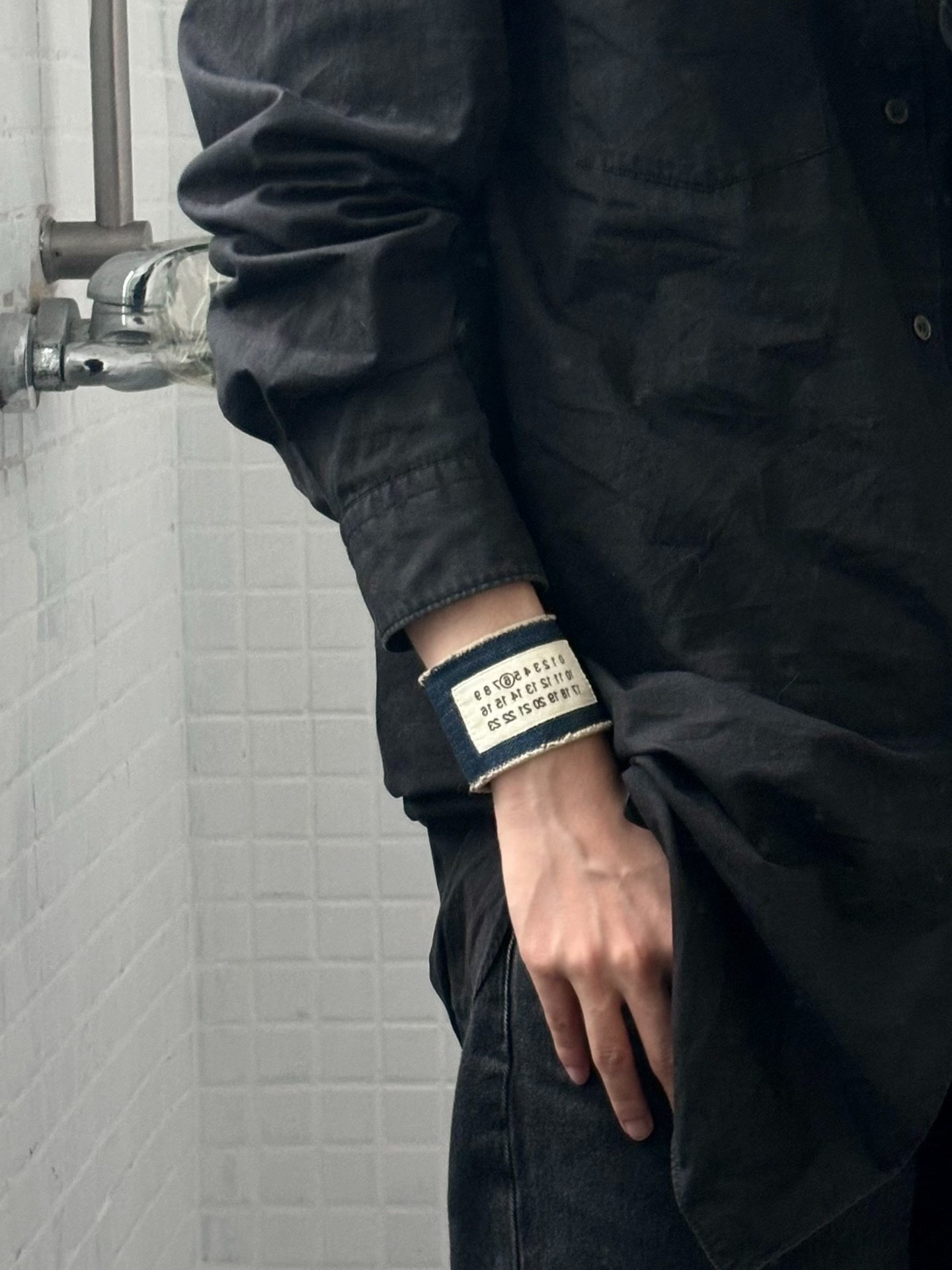 Maison Martin Margiela 00's Denim Bracelet — back