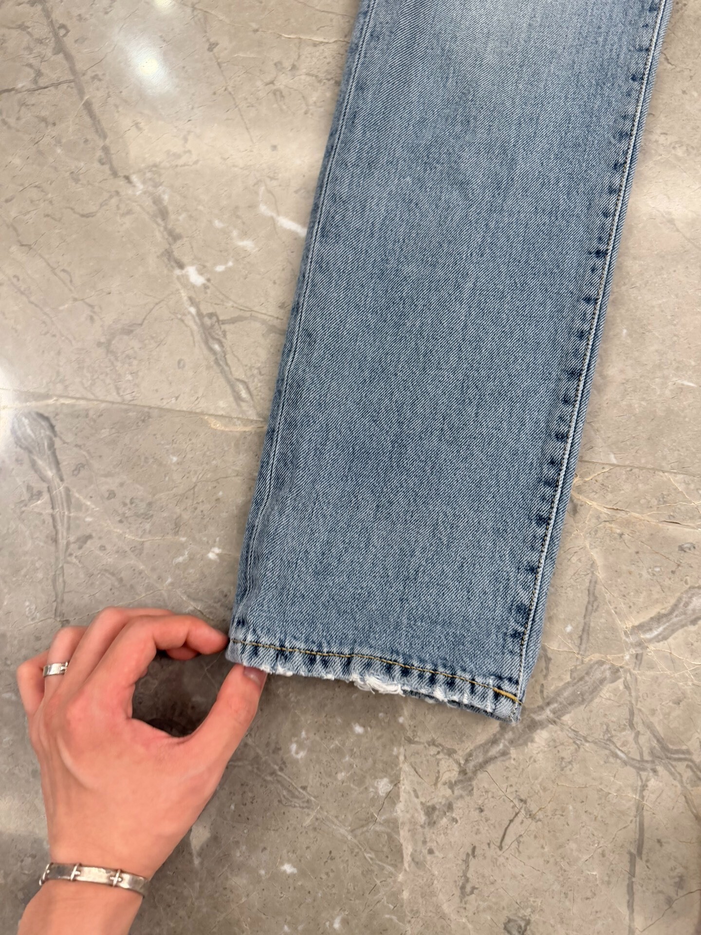 Saint Laurent D02 Blue Jeans — front