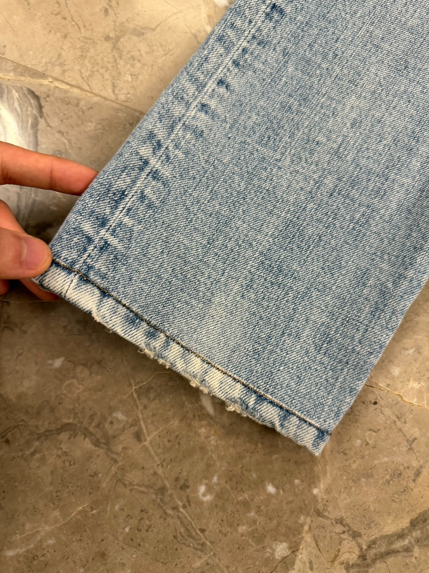 Saint Laurent SLP D02 Boro Blue Jeans — back