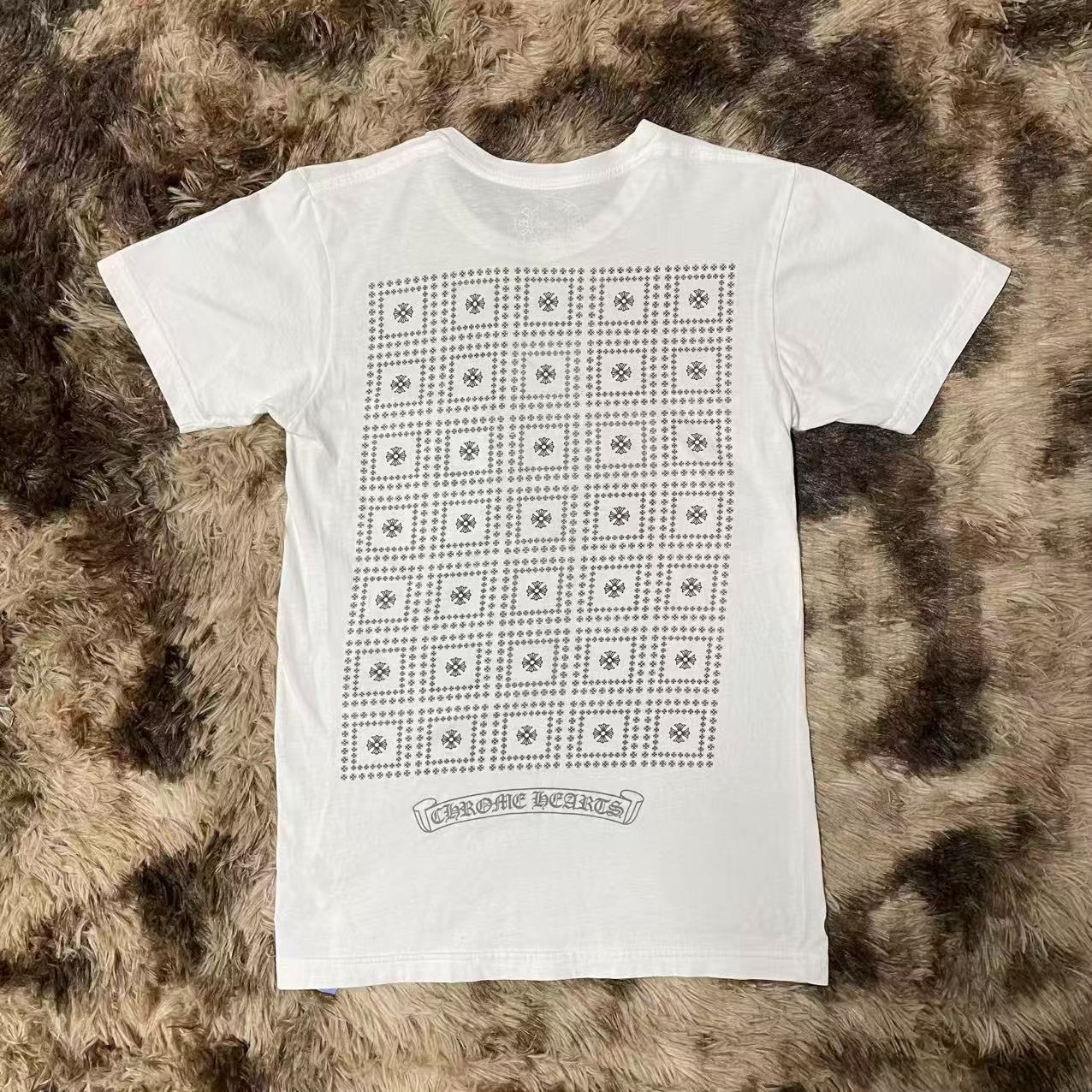 Chrome Hearts Cross Print Short Sleeve T-Shirt — front