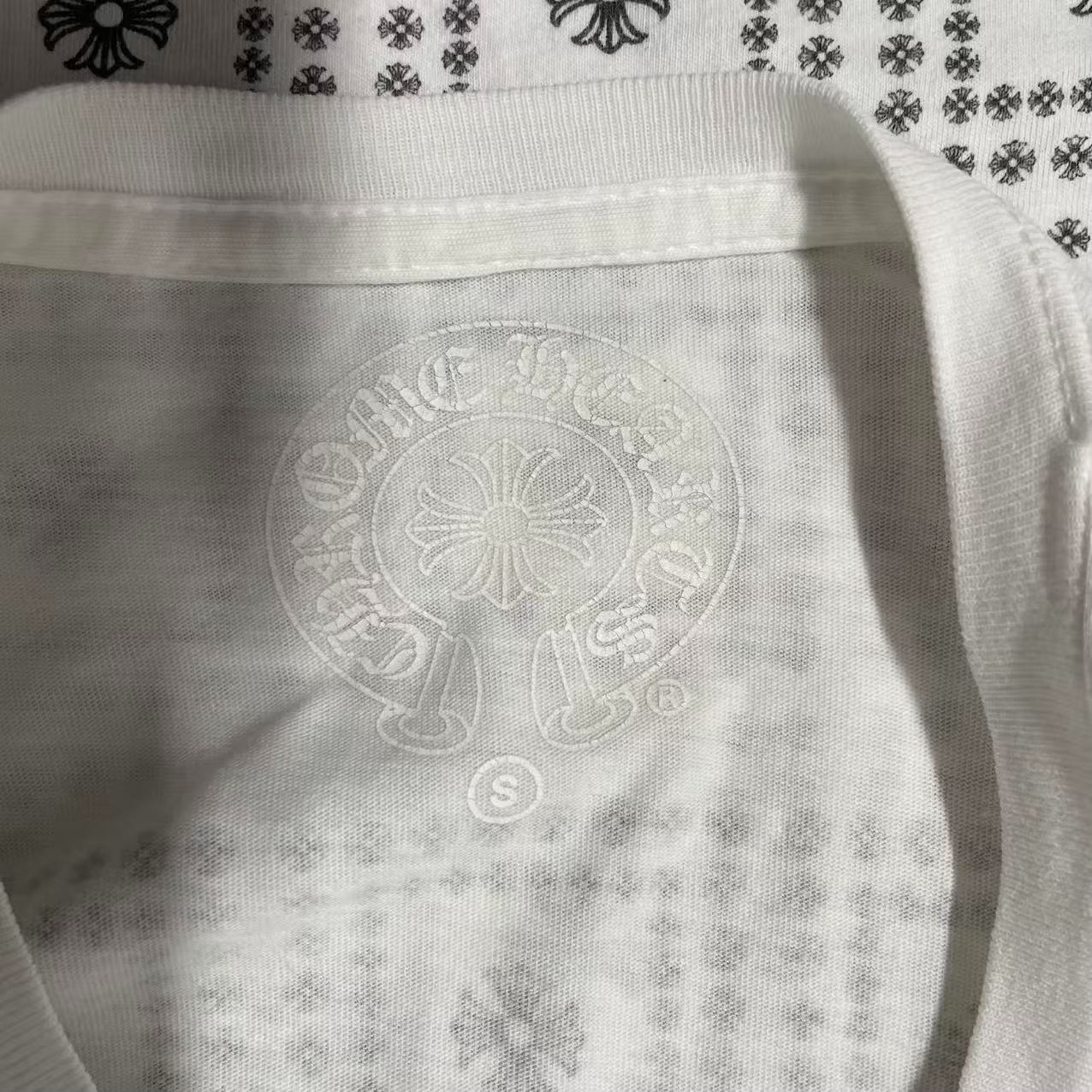 Chrome Hearts Cross Print Short Sleeve T-Shirt — detail