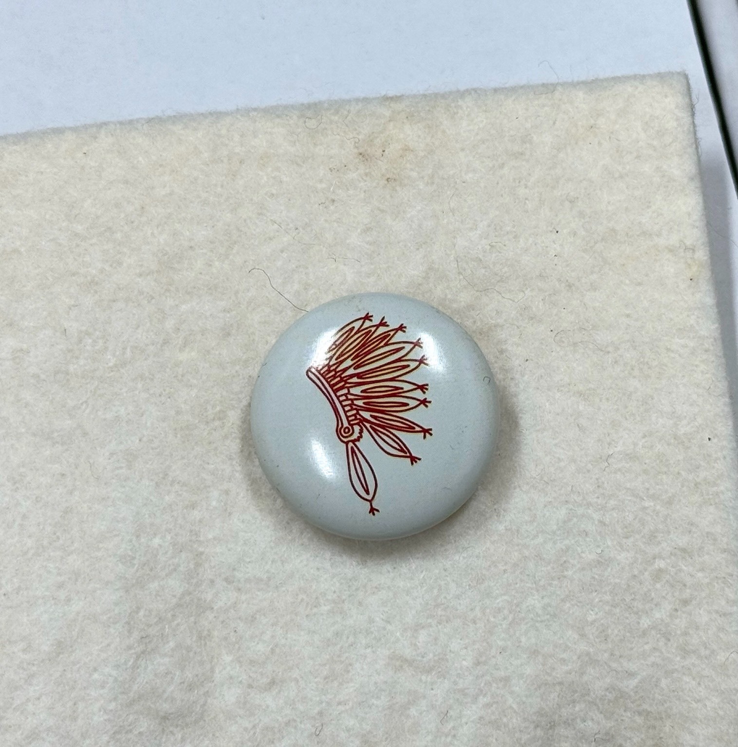 Visvim Native American Themed Pins — label