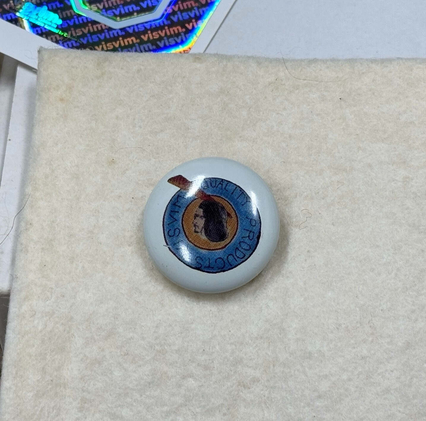 Visvim Native American Themed Pins — back