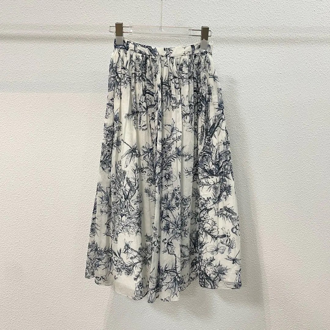 Dior Dioriviera Flared Midi Skirt — front