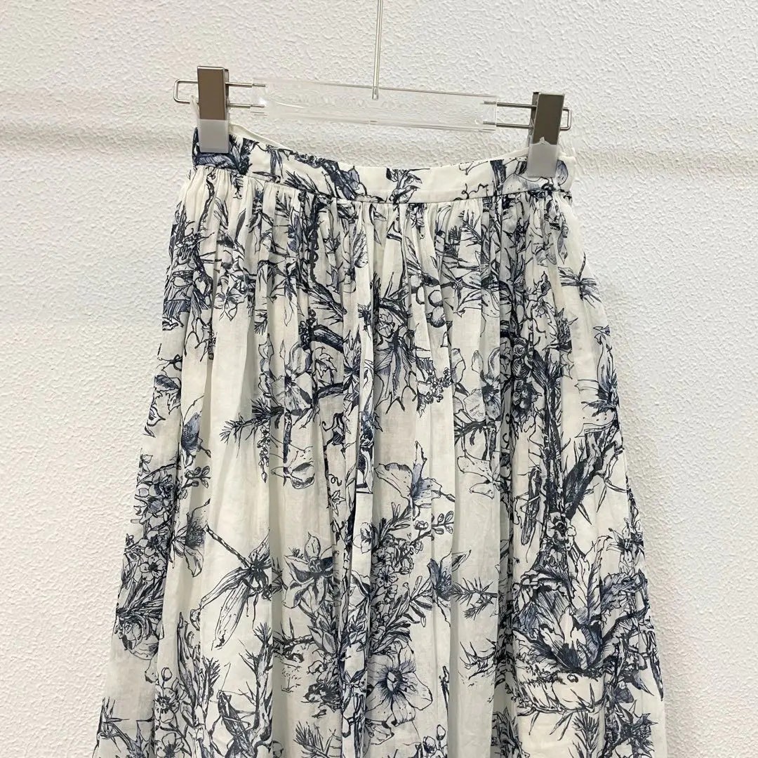 Dior Dioriviera Flared Midi Skirt — back