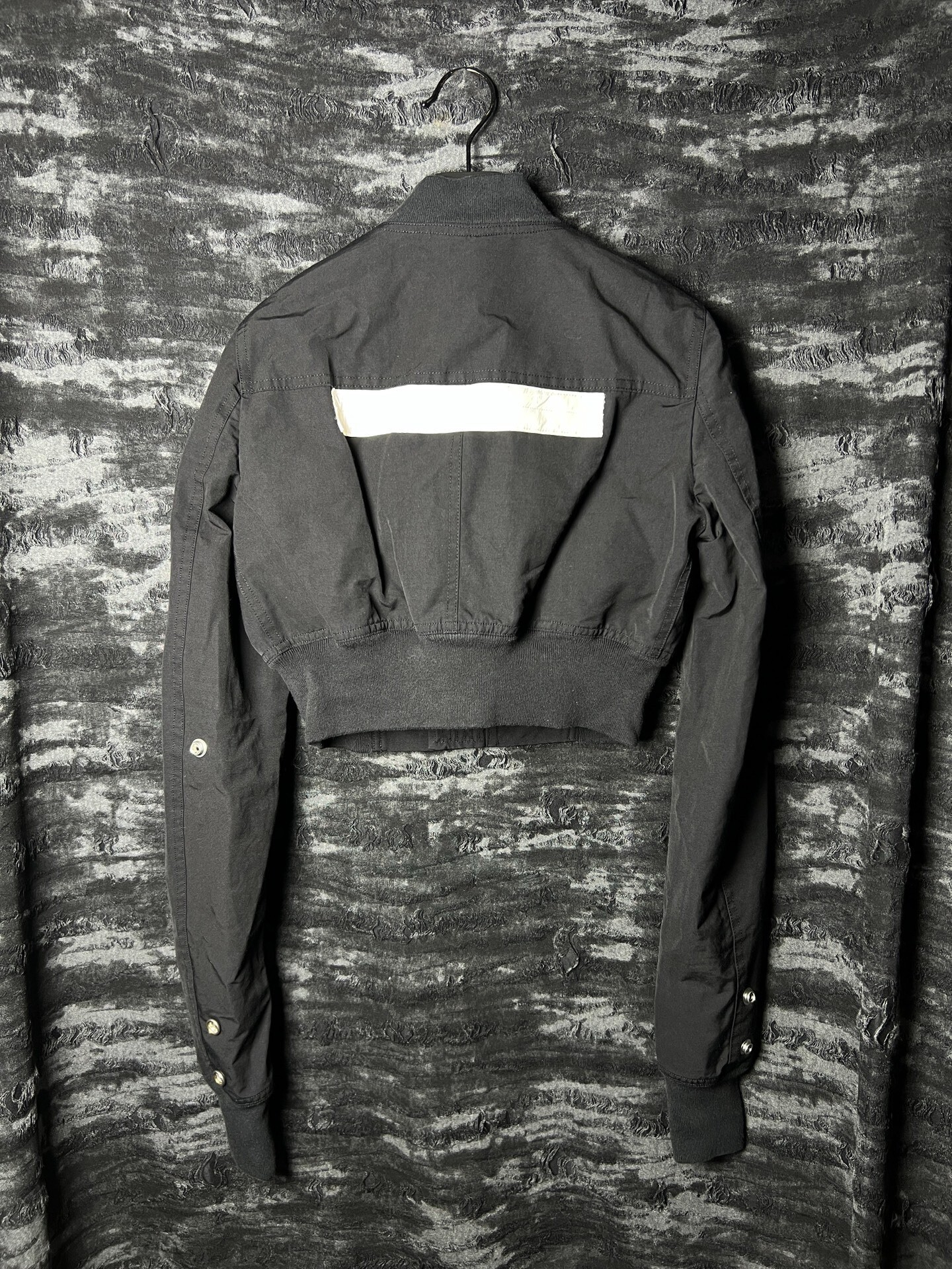 Rick Owens 18ss Six-Pointed Star Flight Jacket — detail