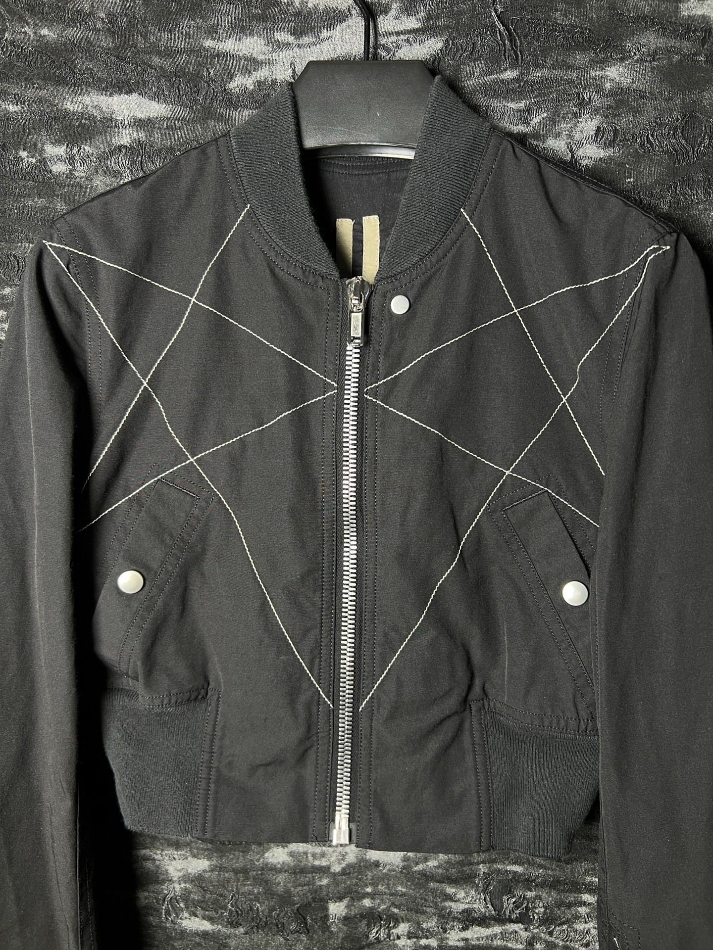 Rick Owens 18ss Six-Pointed Star Flight Jacket — front