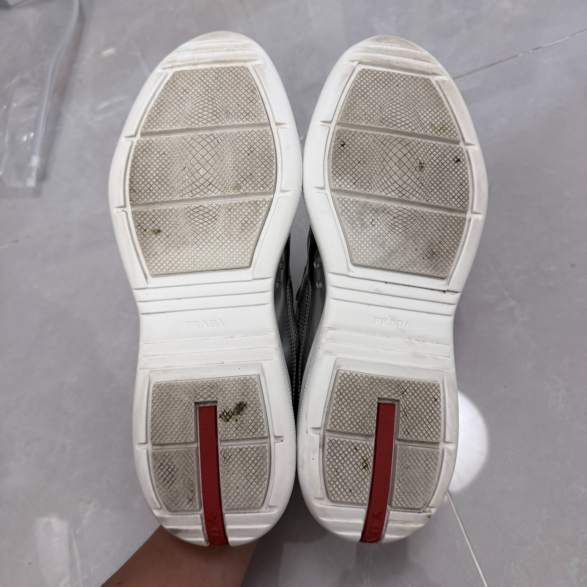 Prada America's Cup Sneakers — back