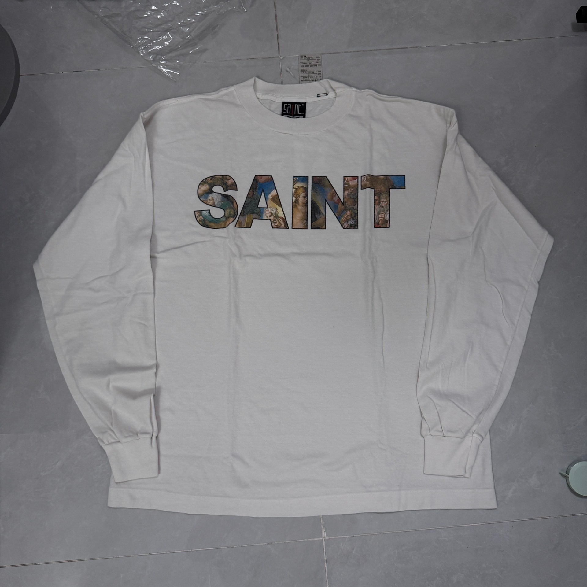 Saint Michael Artistic Print Long Sleeve Shirt