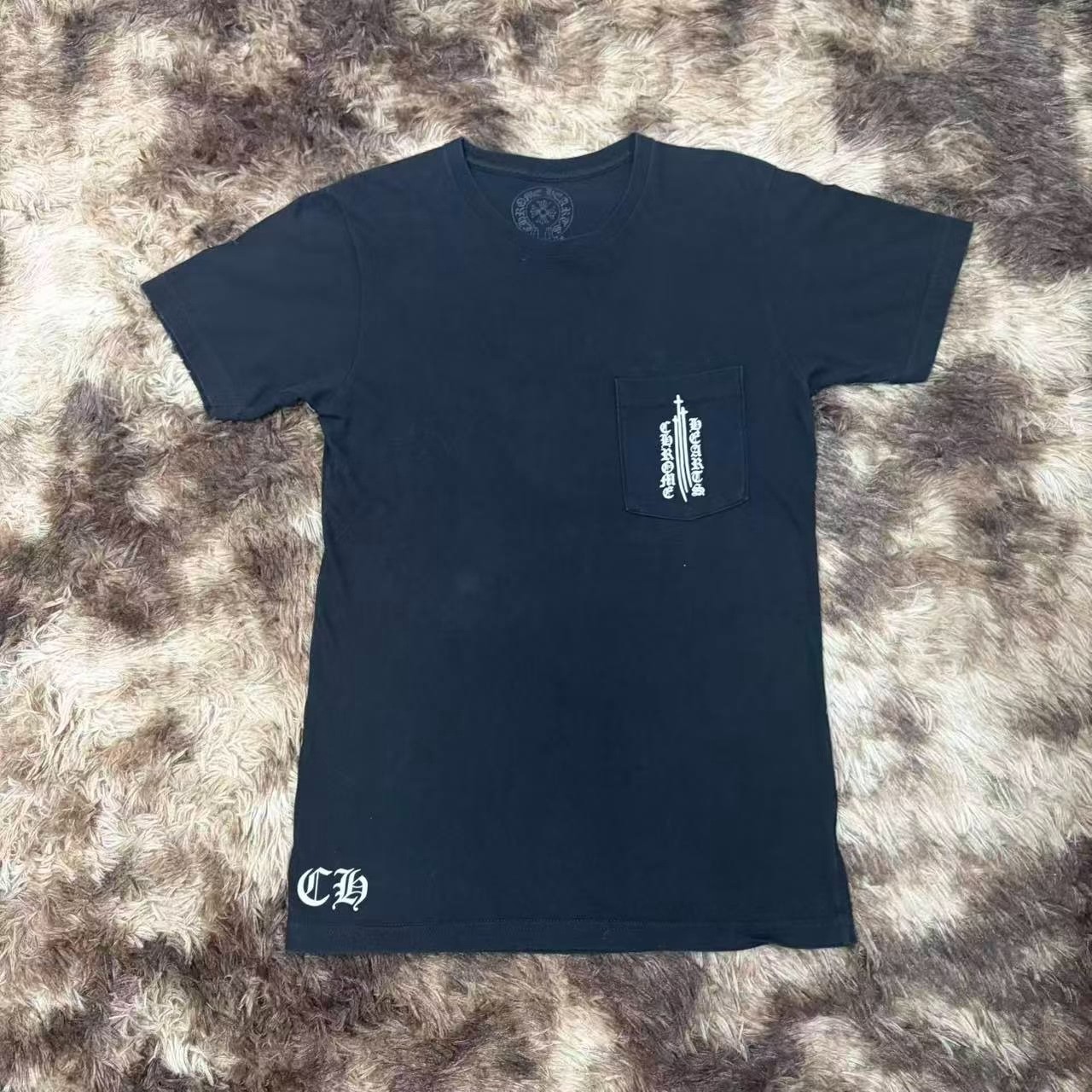 Chrome Hearts Black Short Sleeve T-Shirt