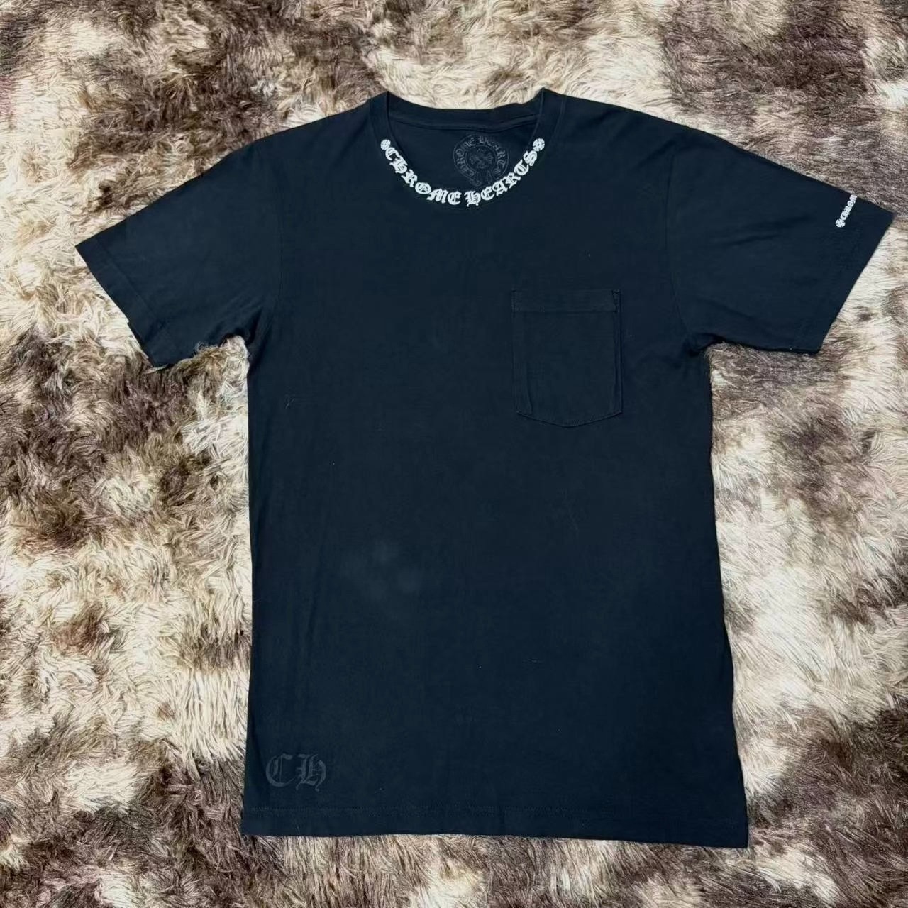 Chrome Hearts Black Short-Sleeve T-Shirt