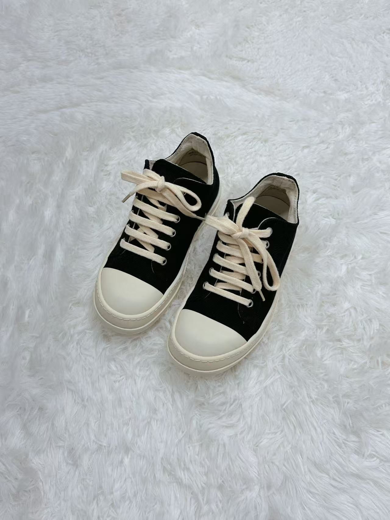 Rick Owens DRKSHDW Low-Top Canvas Shoes — front