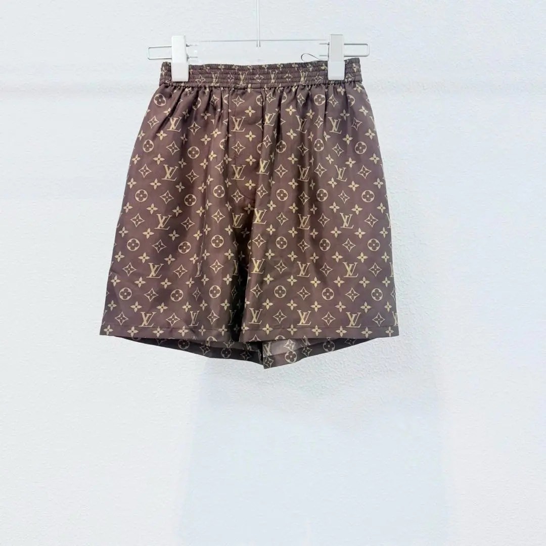 Louis Vuitton Monogram Wide-Leg Shorts