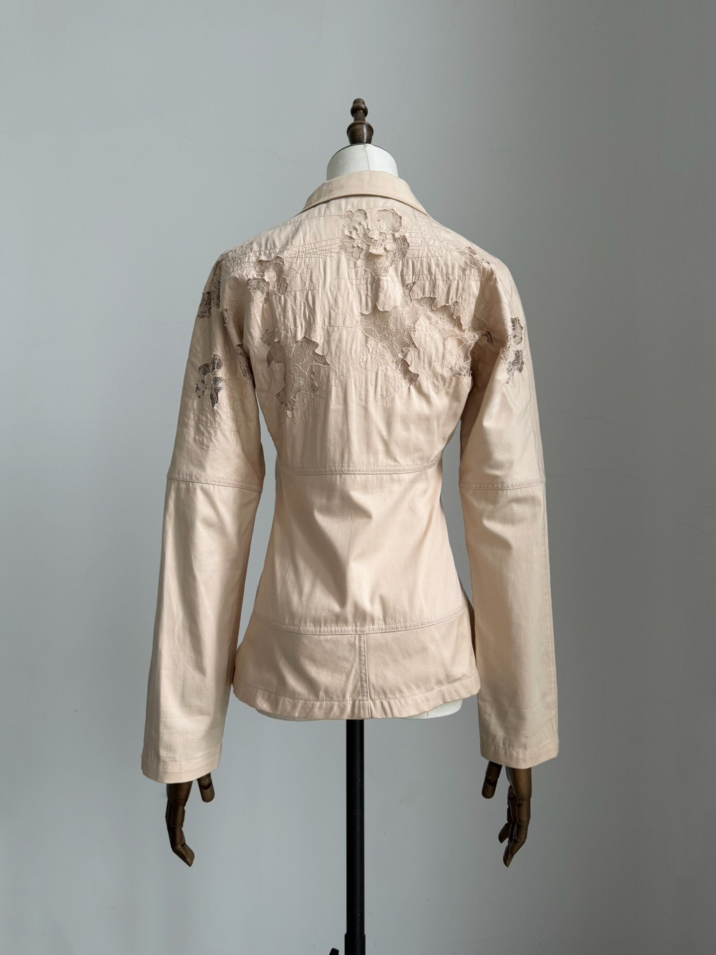 Issey Miyake 2003 Lace Cutout Jacket