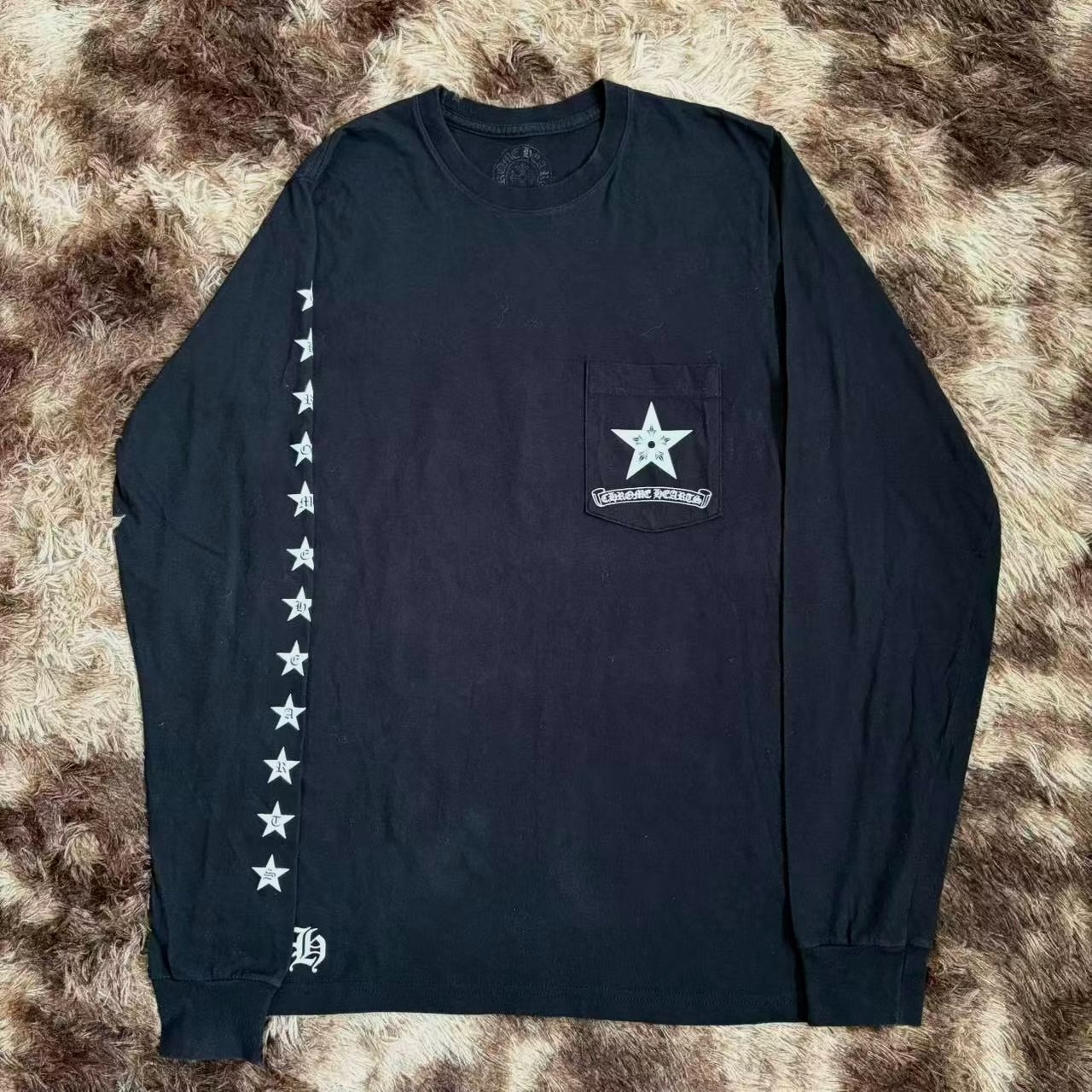 Chrome Hearts Star Print Long Sleeve Shirt