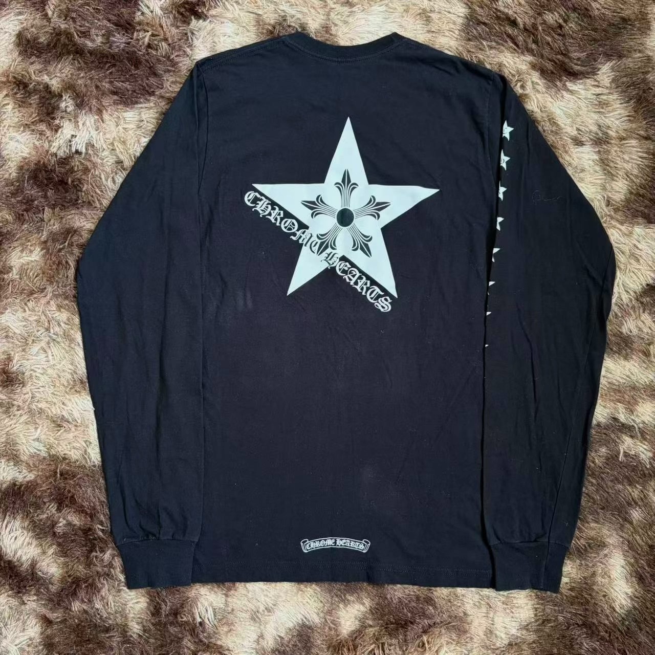 Chrome Hearts Star Print Long Sleeve Shirt — front