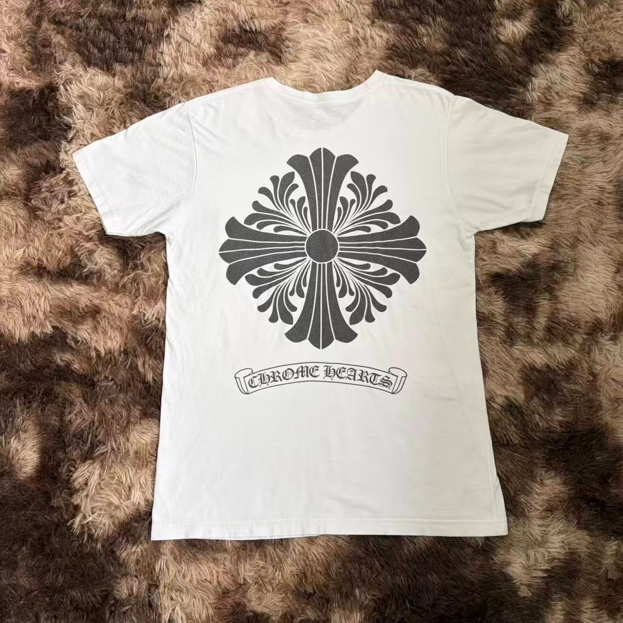 Chrome Hearts White Short Sleeve T-Shirt — front