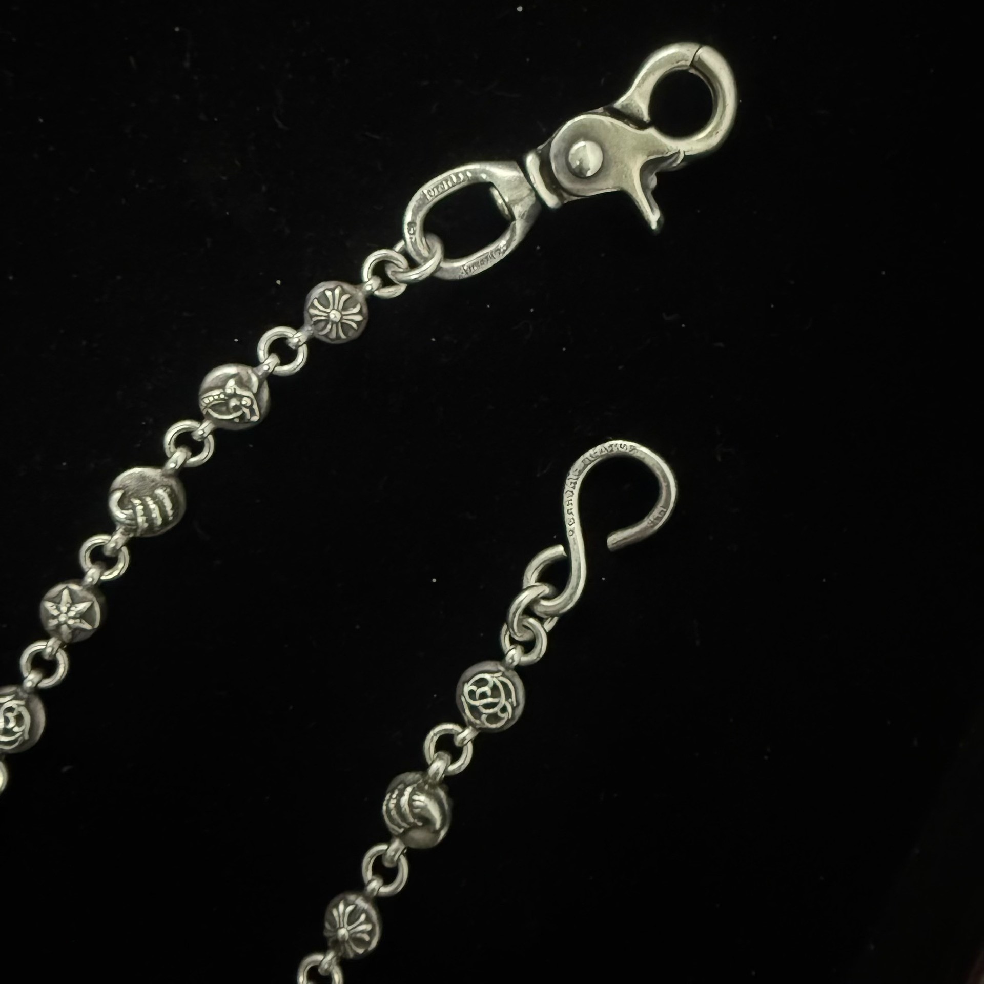 Chrome Hearts Silver Pants Chain — front