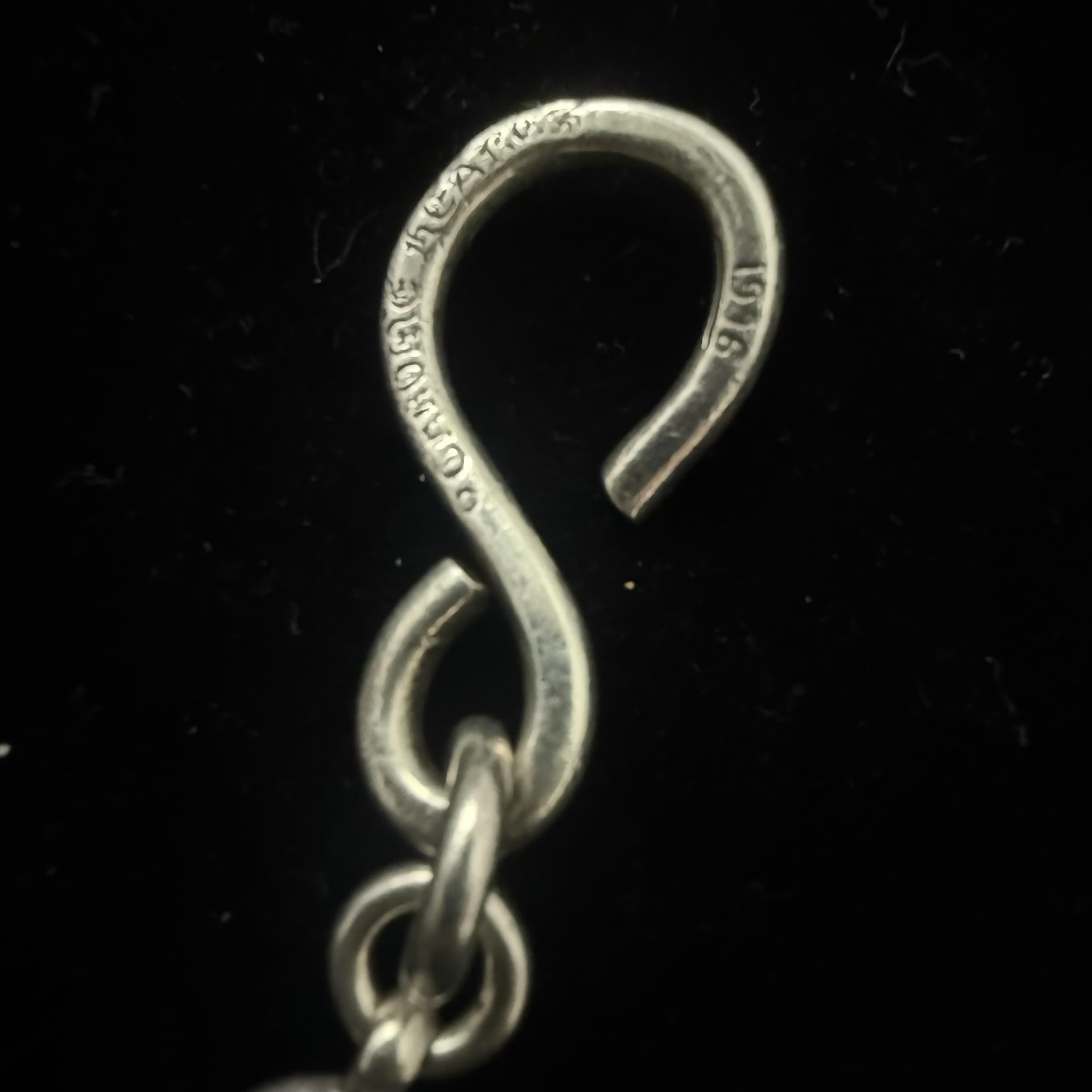 Chrome Hearts Silver Pants Chain — detail